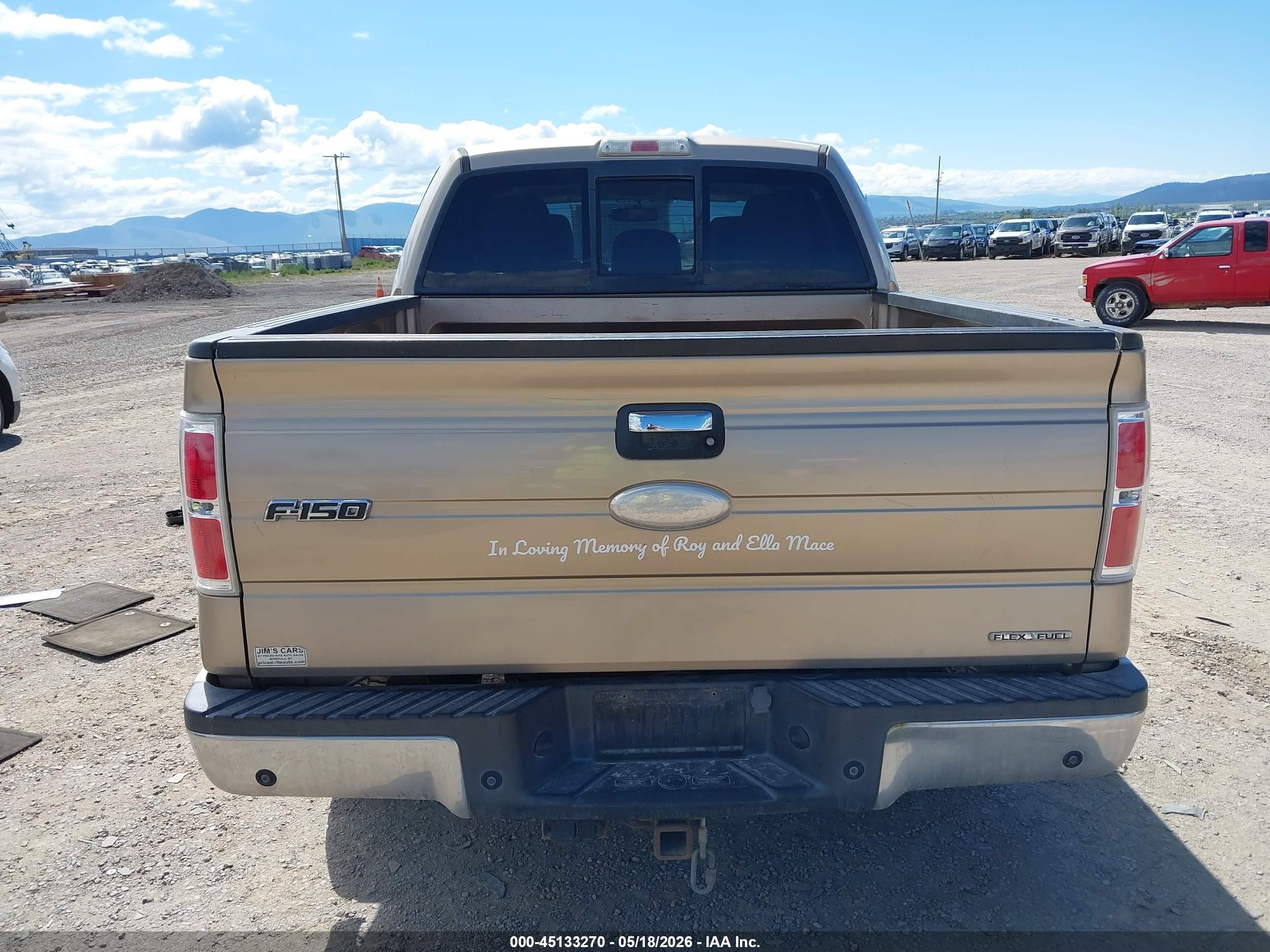 2011 Ford F-150 Xlt Gold vin: 1FTFW1CF4BFD13809
