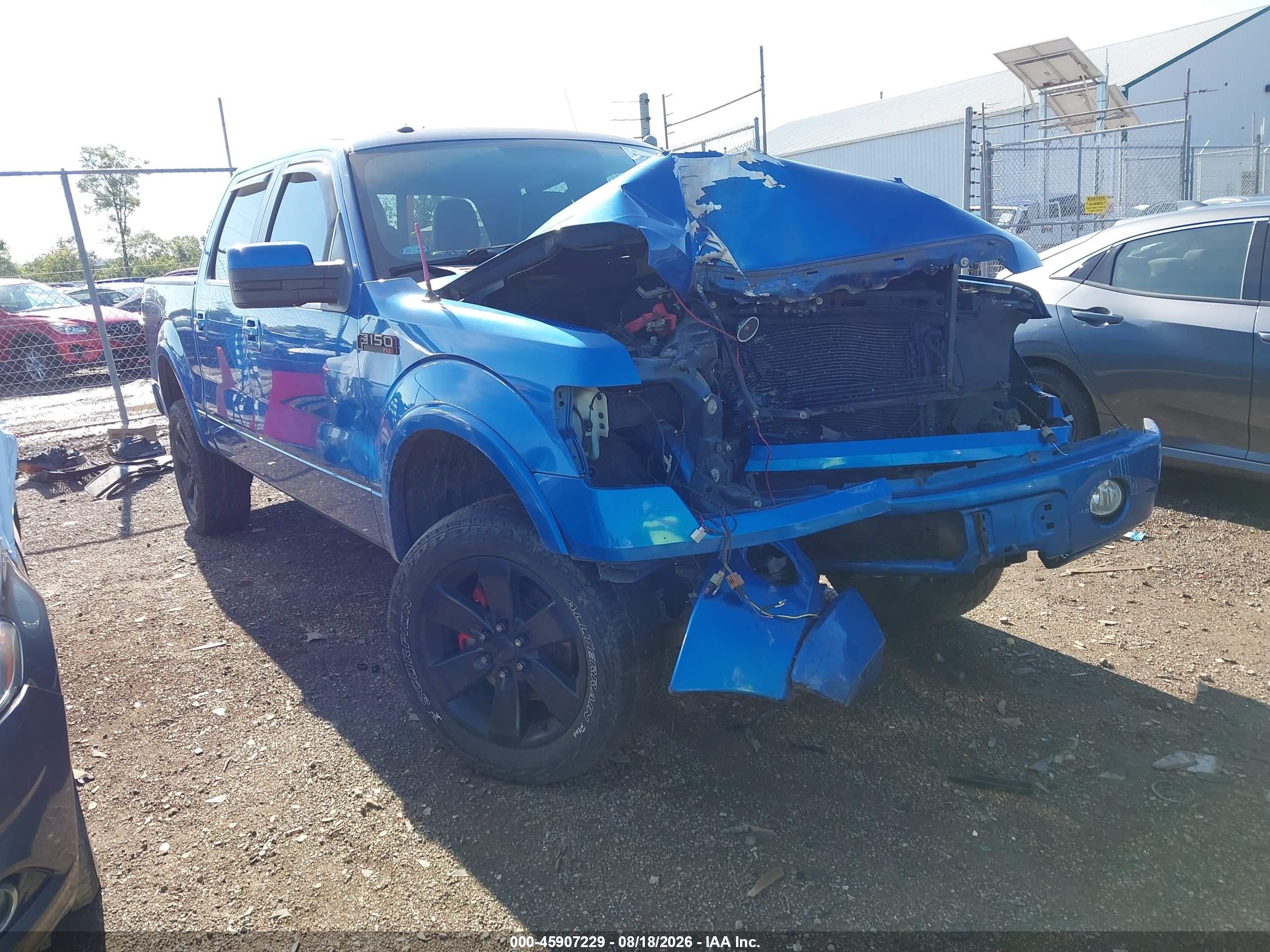 2011 Ford F-150 Fx2 Blue vin: 1FTFW1CF4BKD55856
