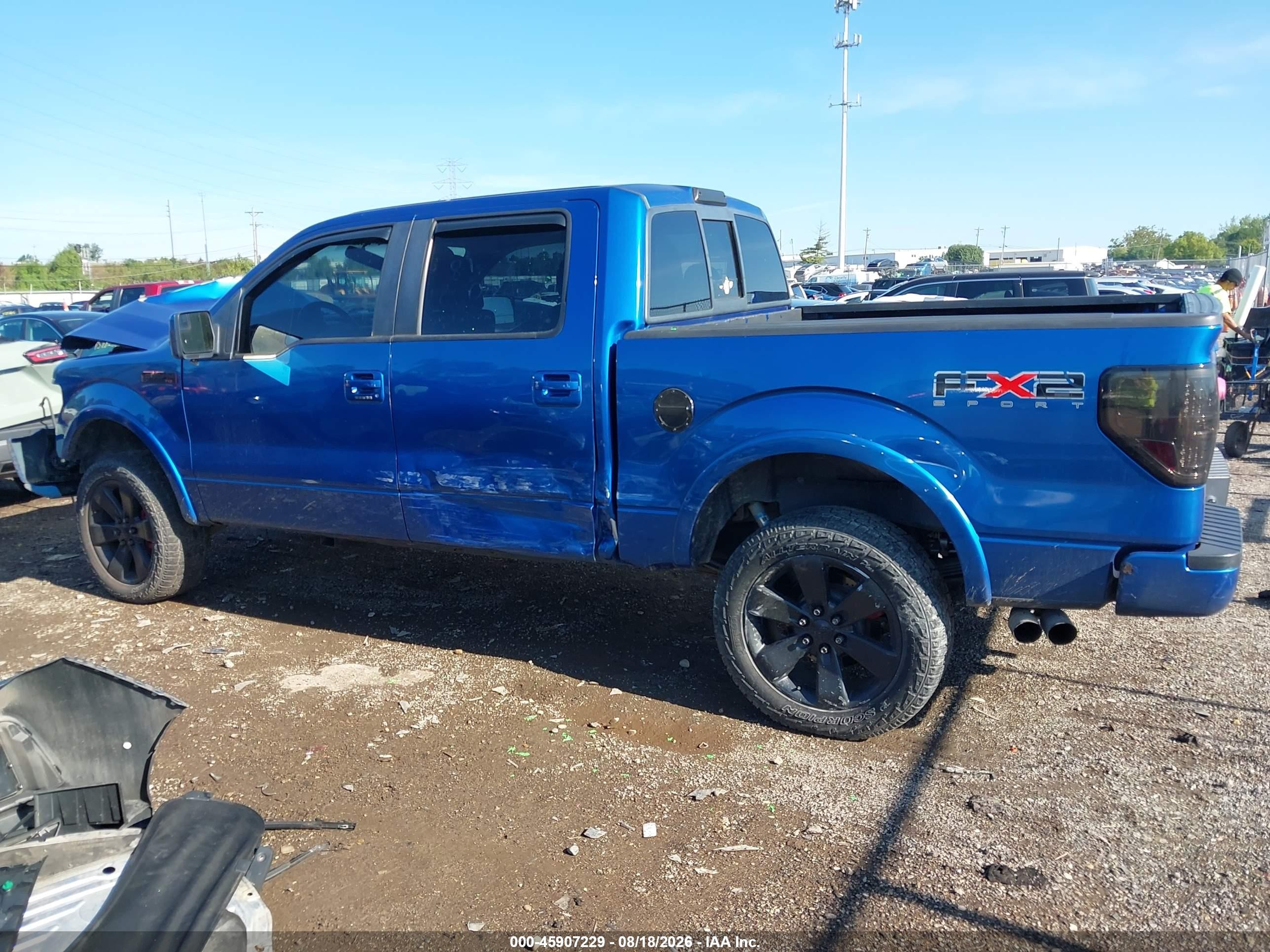 2011 Ford F-150 Fx2 Blue vin: 1FTFW1CF4BKD55856