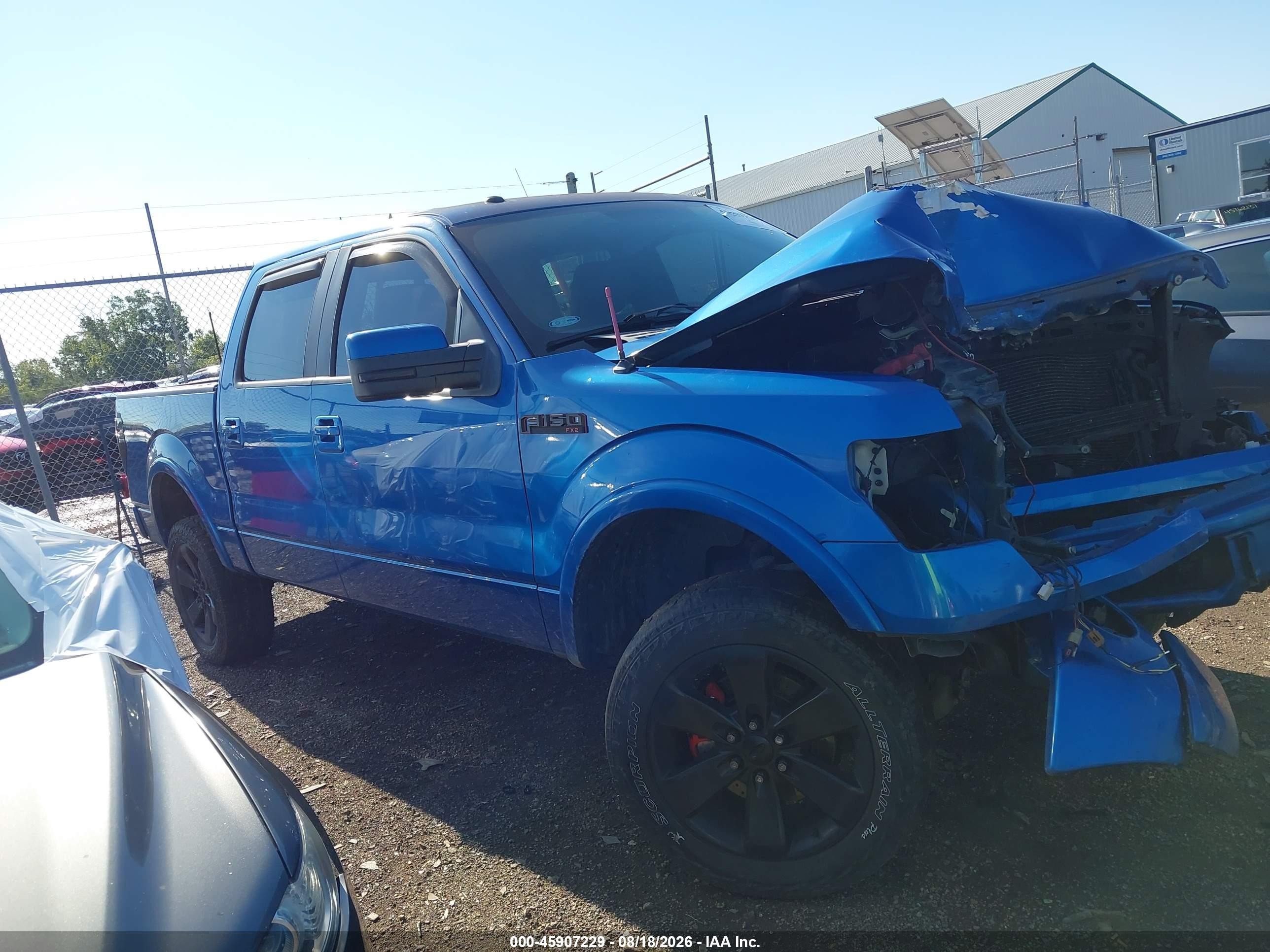 2011 Ford F-150 Fx2 Blue vin: 1FTFW1CF4BKD55856