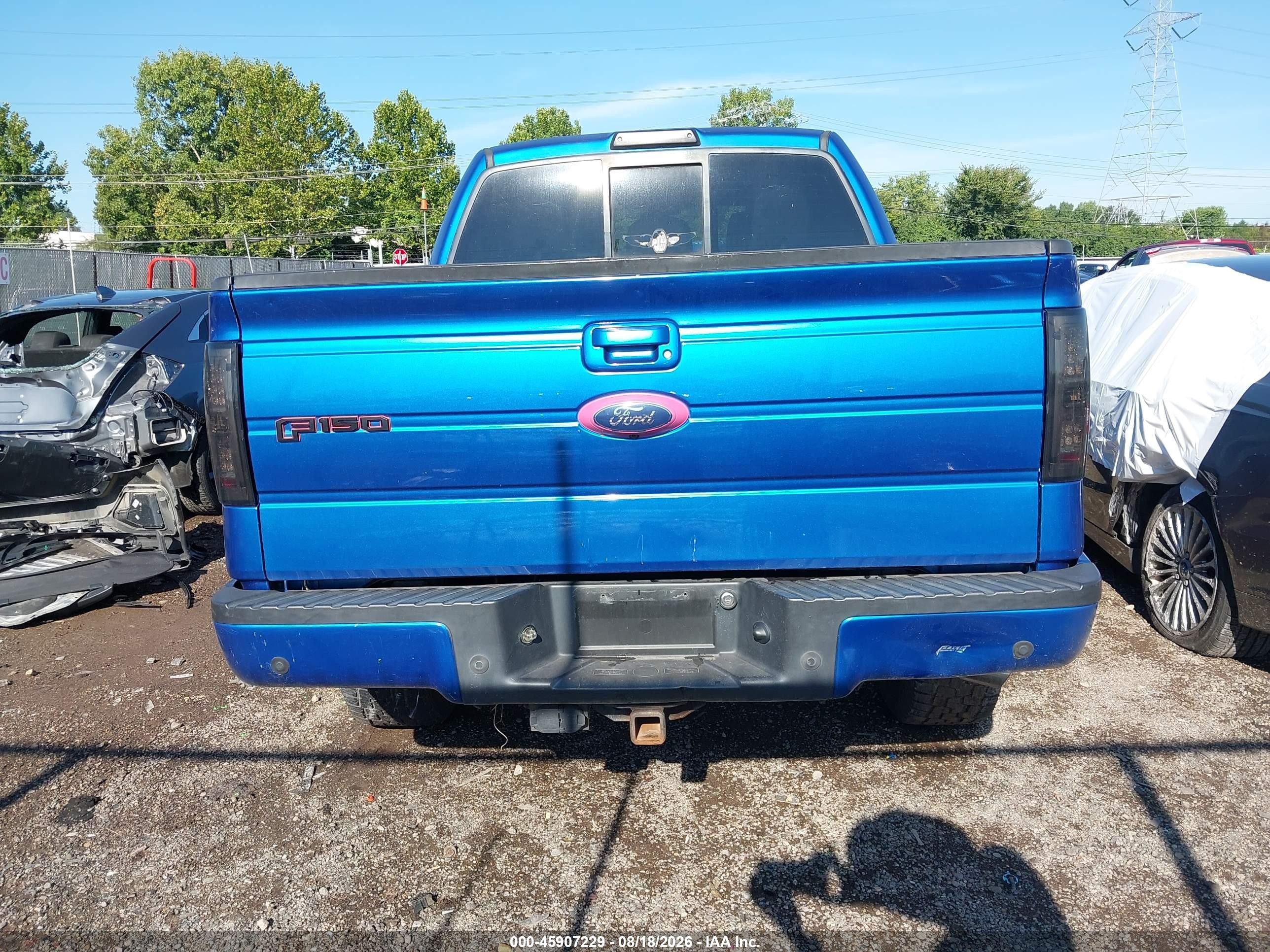 2011 Ford F-150 Fx2 Blue vin: 1FTFW1CF4BKD55856