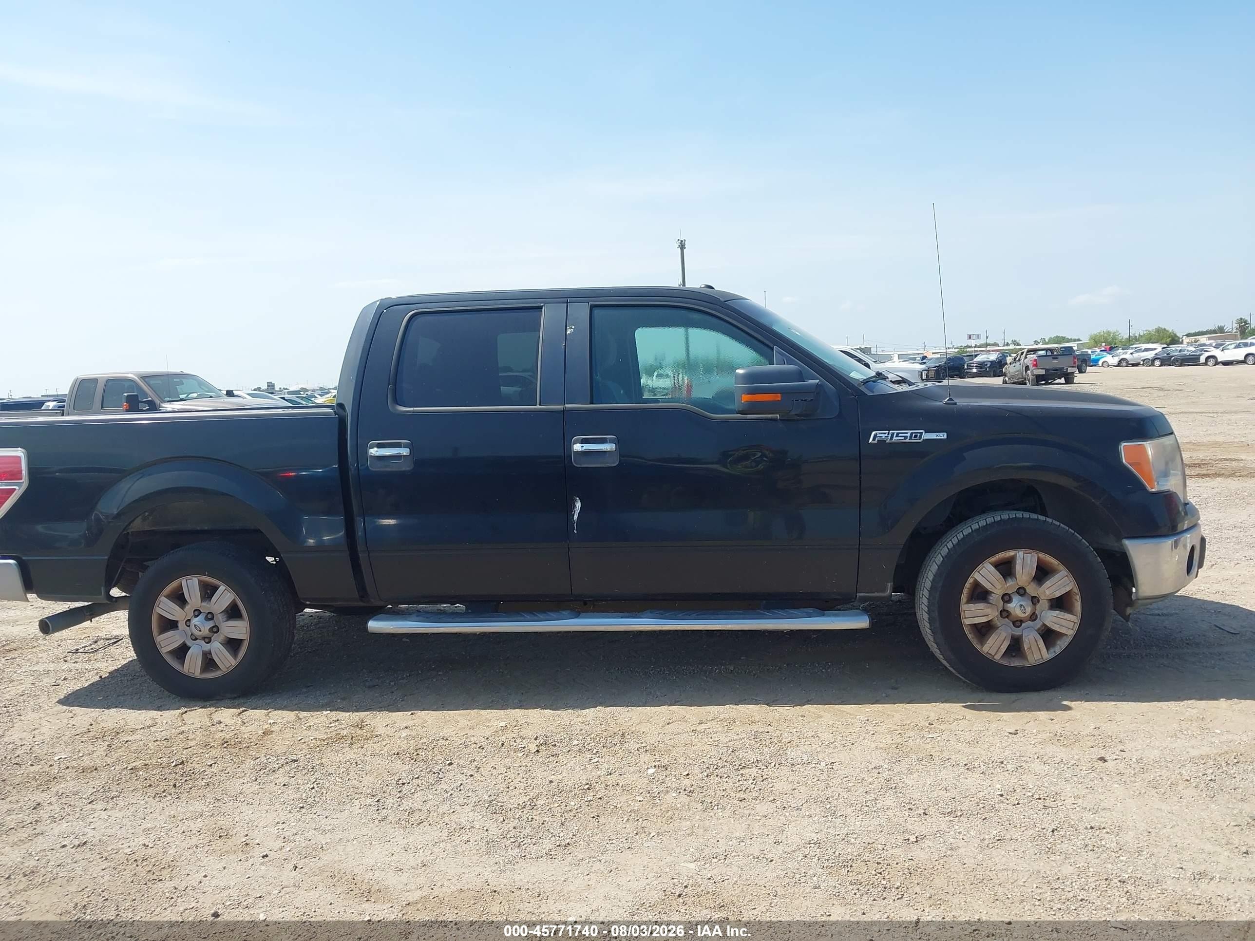 2011 Ford F-150 Xlt Черный vin: 1FTFW1CF4BKD75220