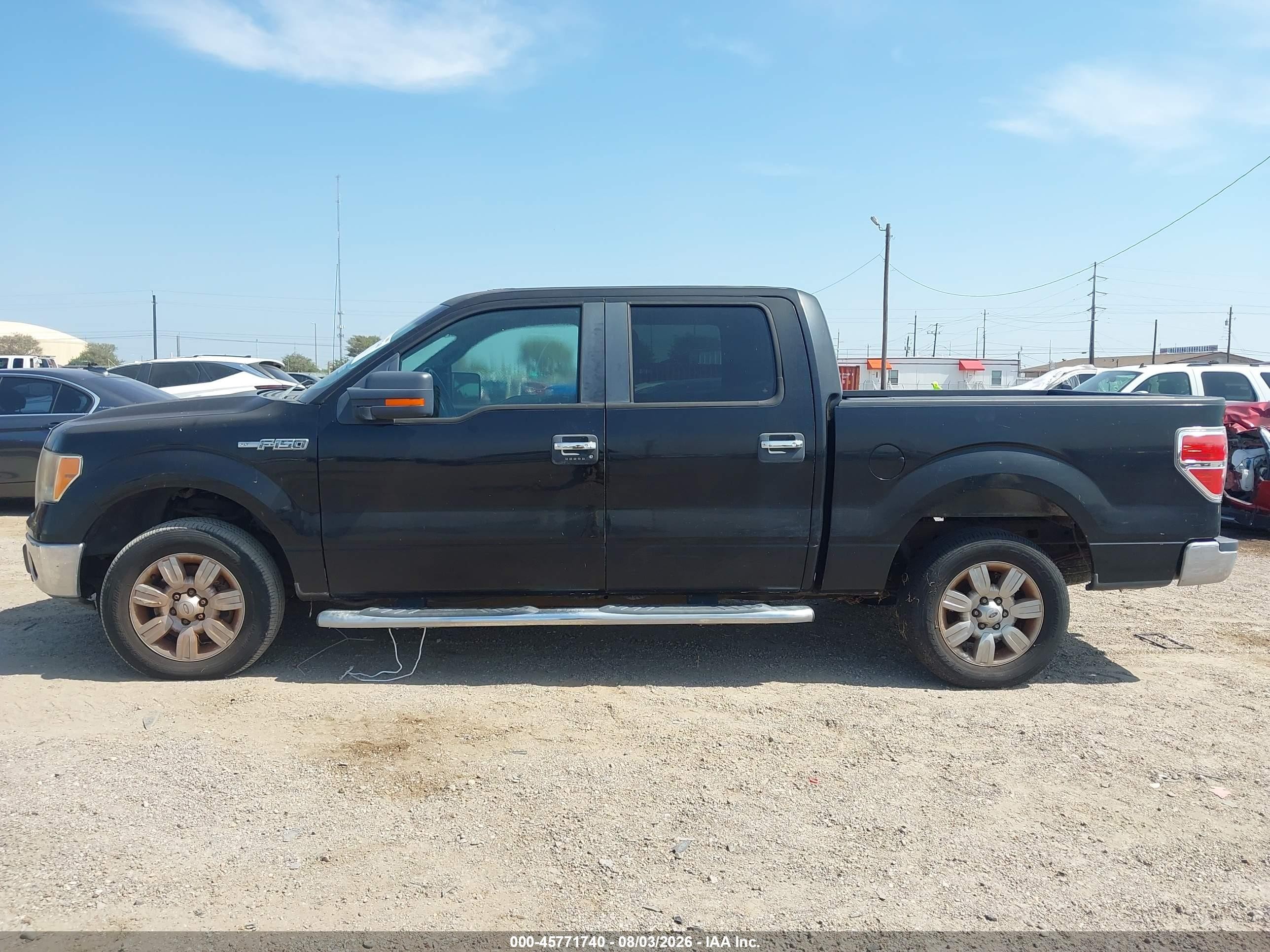 2011 Ford F-150 Xlt Черный vin: 1FTFW1CF4BKD75220