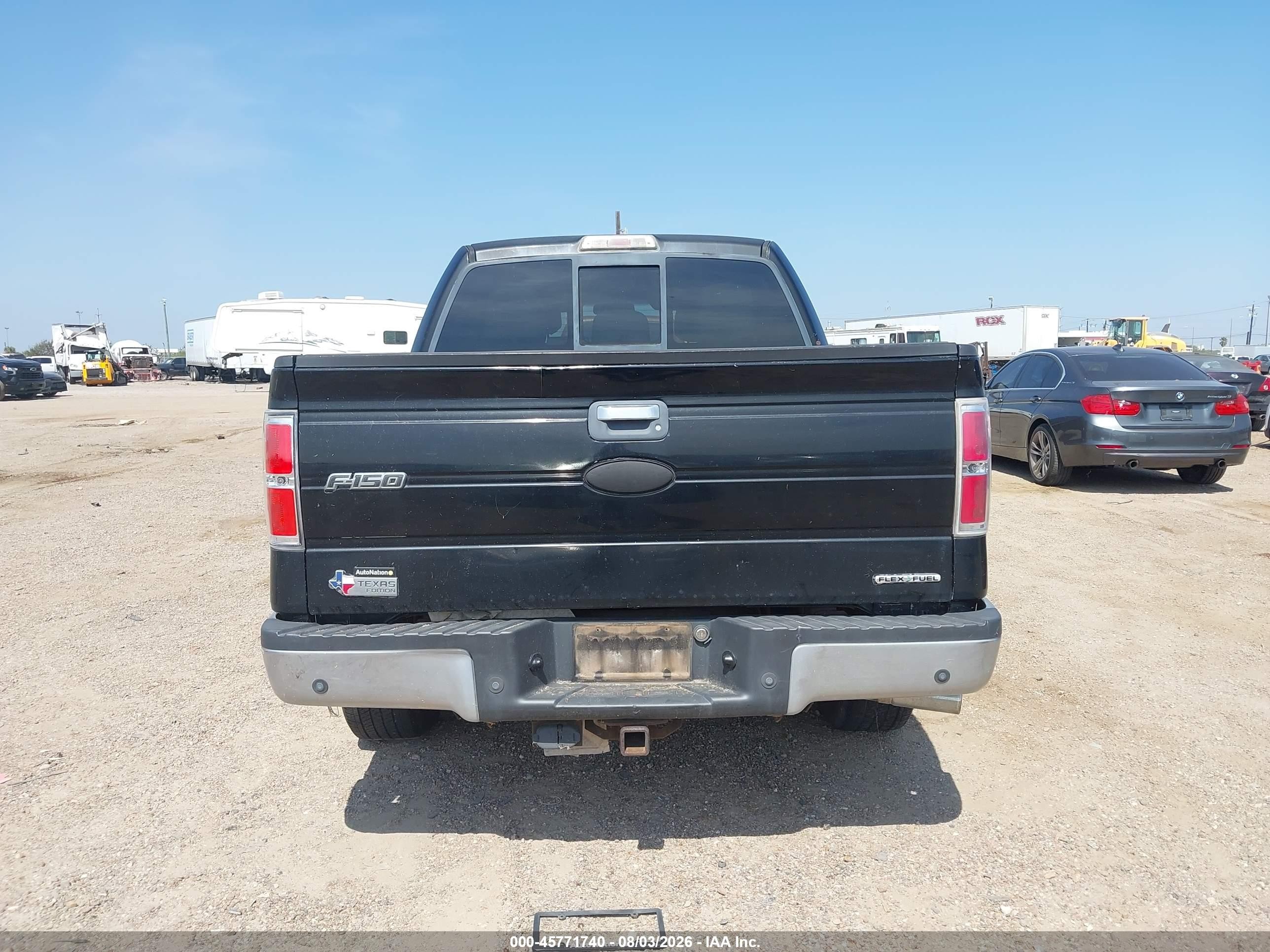 2011 Ford F-150 Xlt Черный vin: 1FTFW1CF4BKD75220