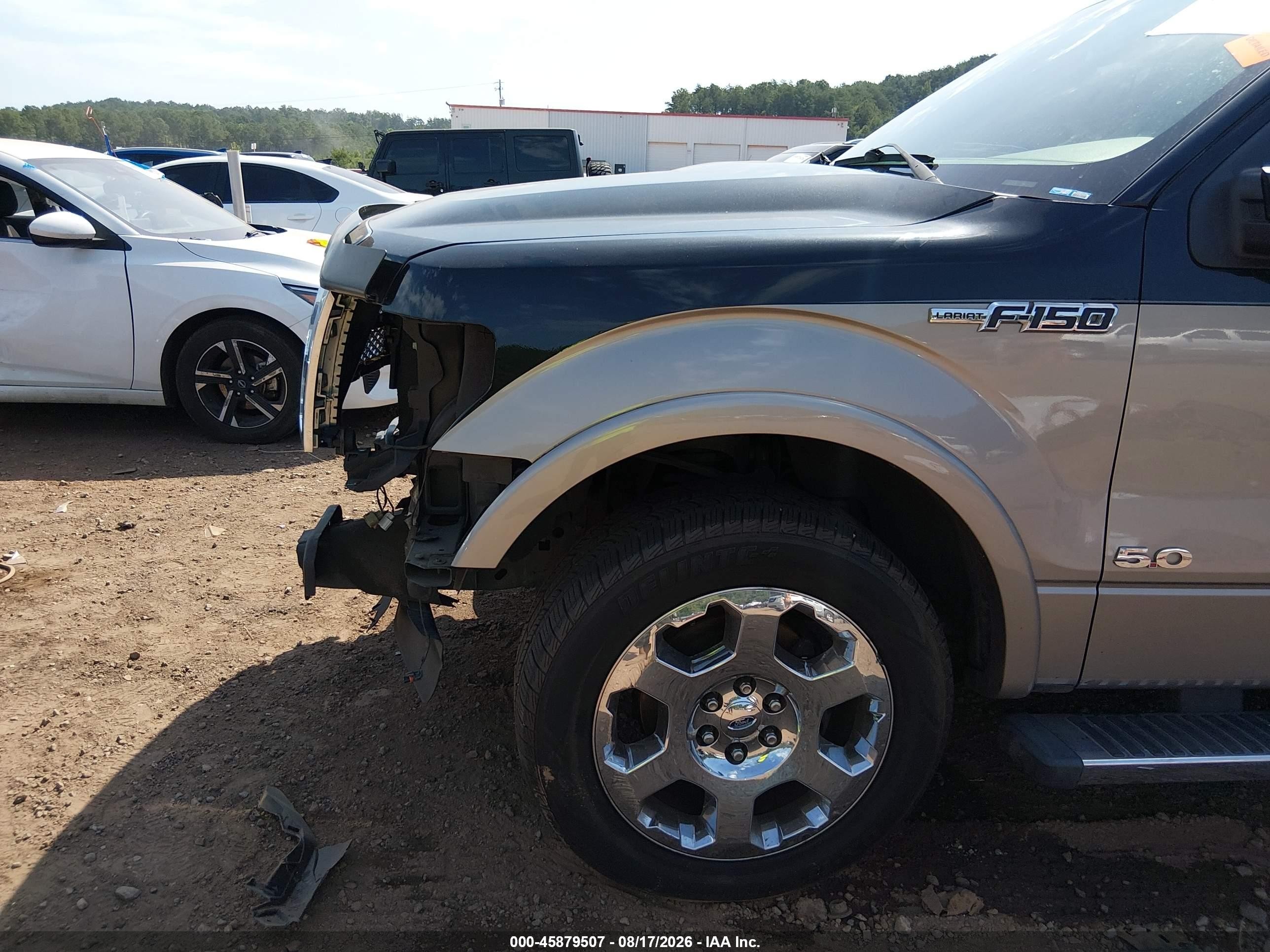 2012 Ford F-150 Lariat Gray vin: 1FTFW1CF4CFC87200
