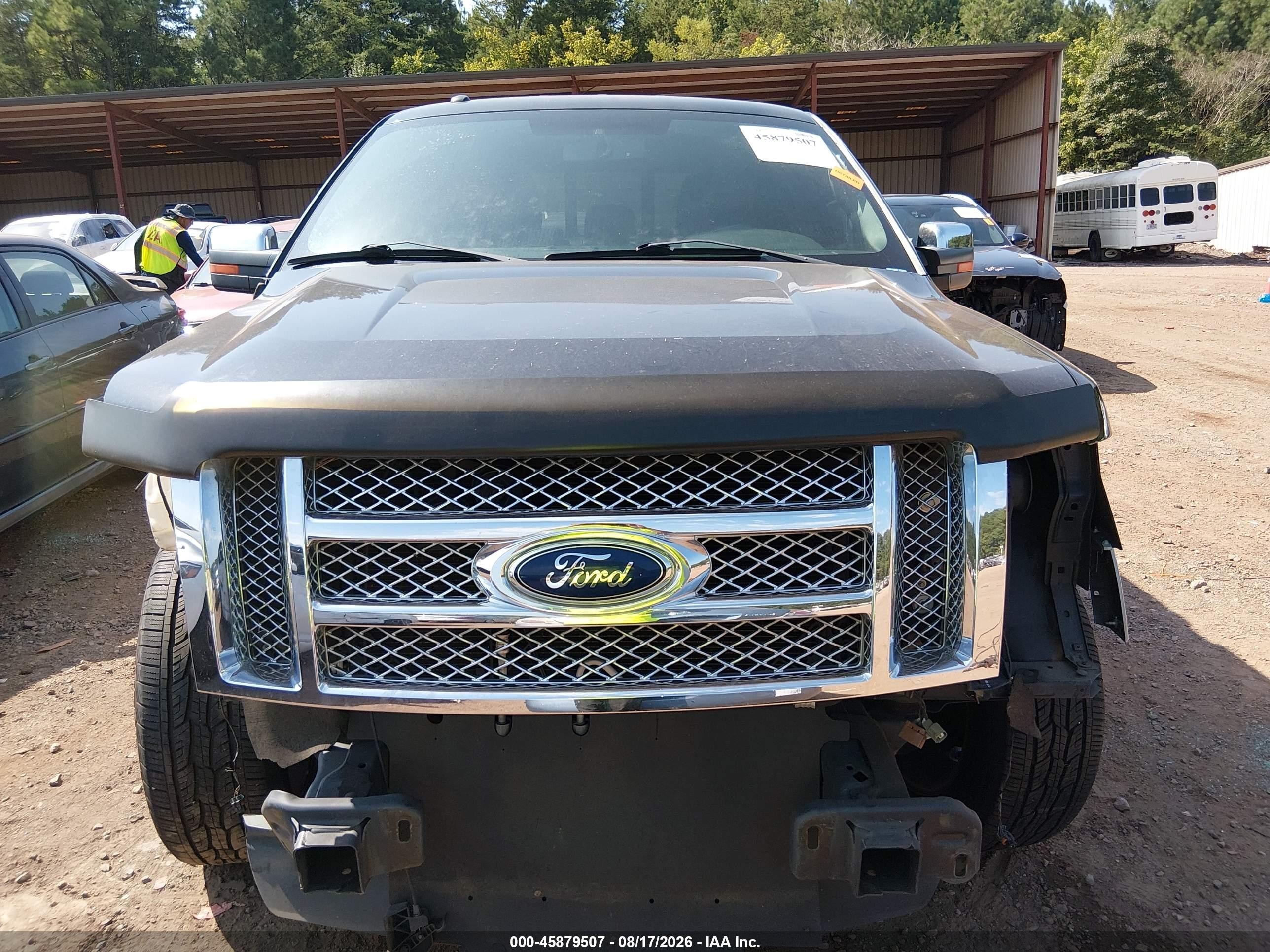 2012 Ford F-150 Lariat Gray vin: 1FTFW1CF4CFC87200