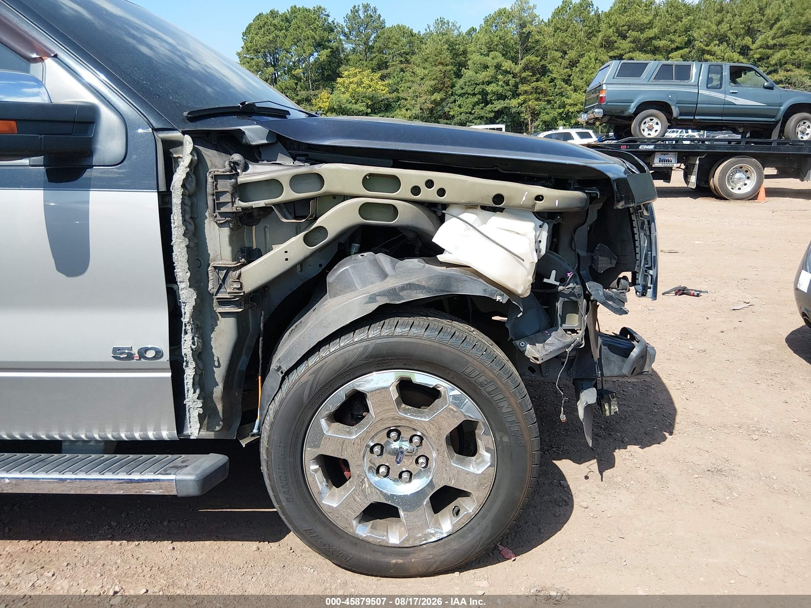 2012 Ford F-150 Lariat Gray vin: 1FTFW1CF4CFC87200