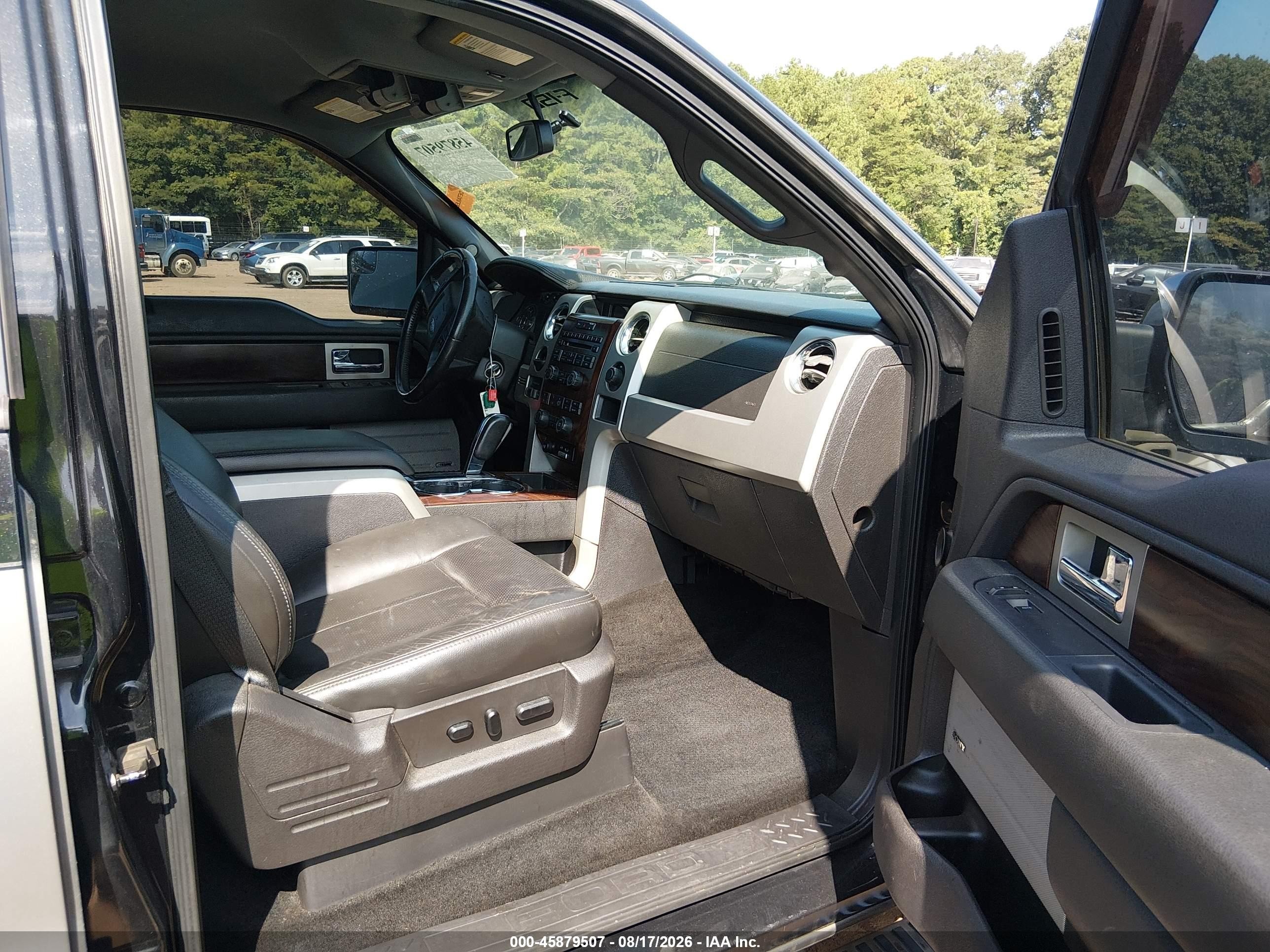 2012 Ford F-150 Lariat Gray vin: 1FTFW1CF4CFC87200