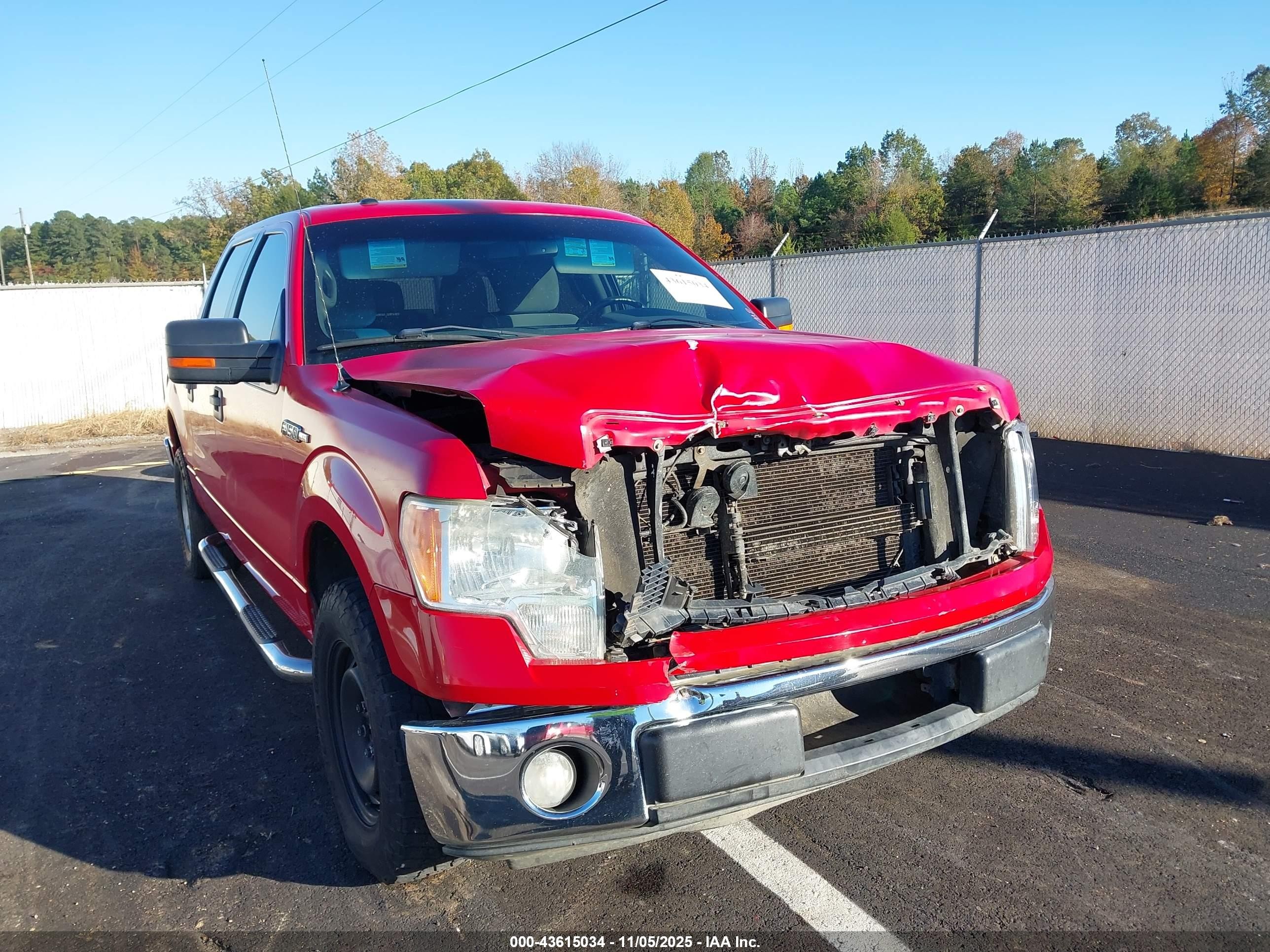 2012 Ford F-150 Xlt Red vin: 1FTFW1CF4CKD31395
