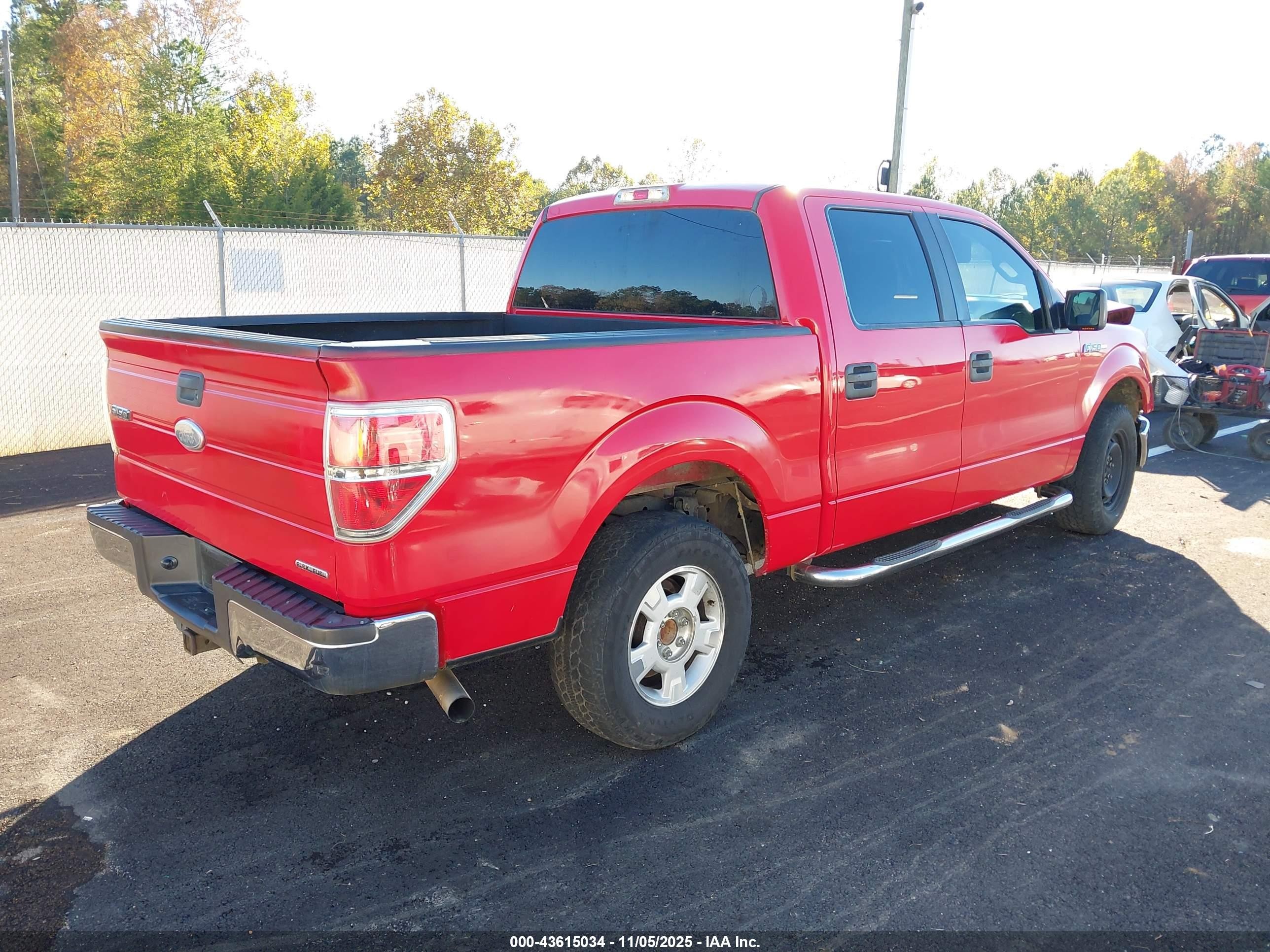 2012 Ford F-150 Xlt Red vin: 1FTFW1CF4CKD31395