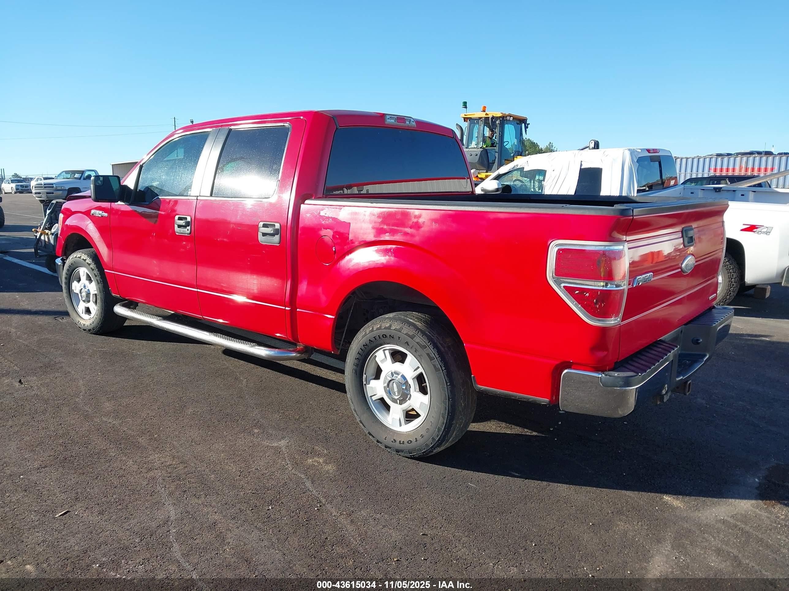2012 Ford F-150 Xlt Red vin: 1FTFW1CF4CKD31395
