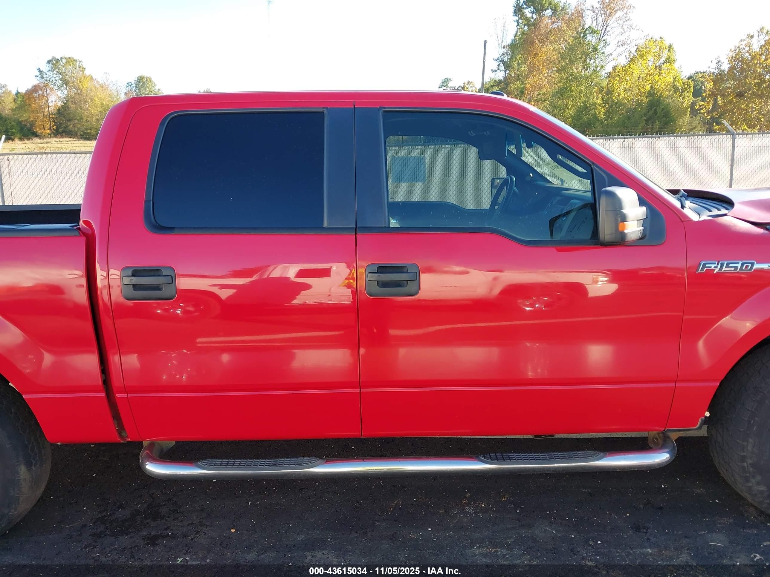 2012 Ford F-150 Xlt Red vin: 1FTFW1CF4CKD31395