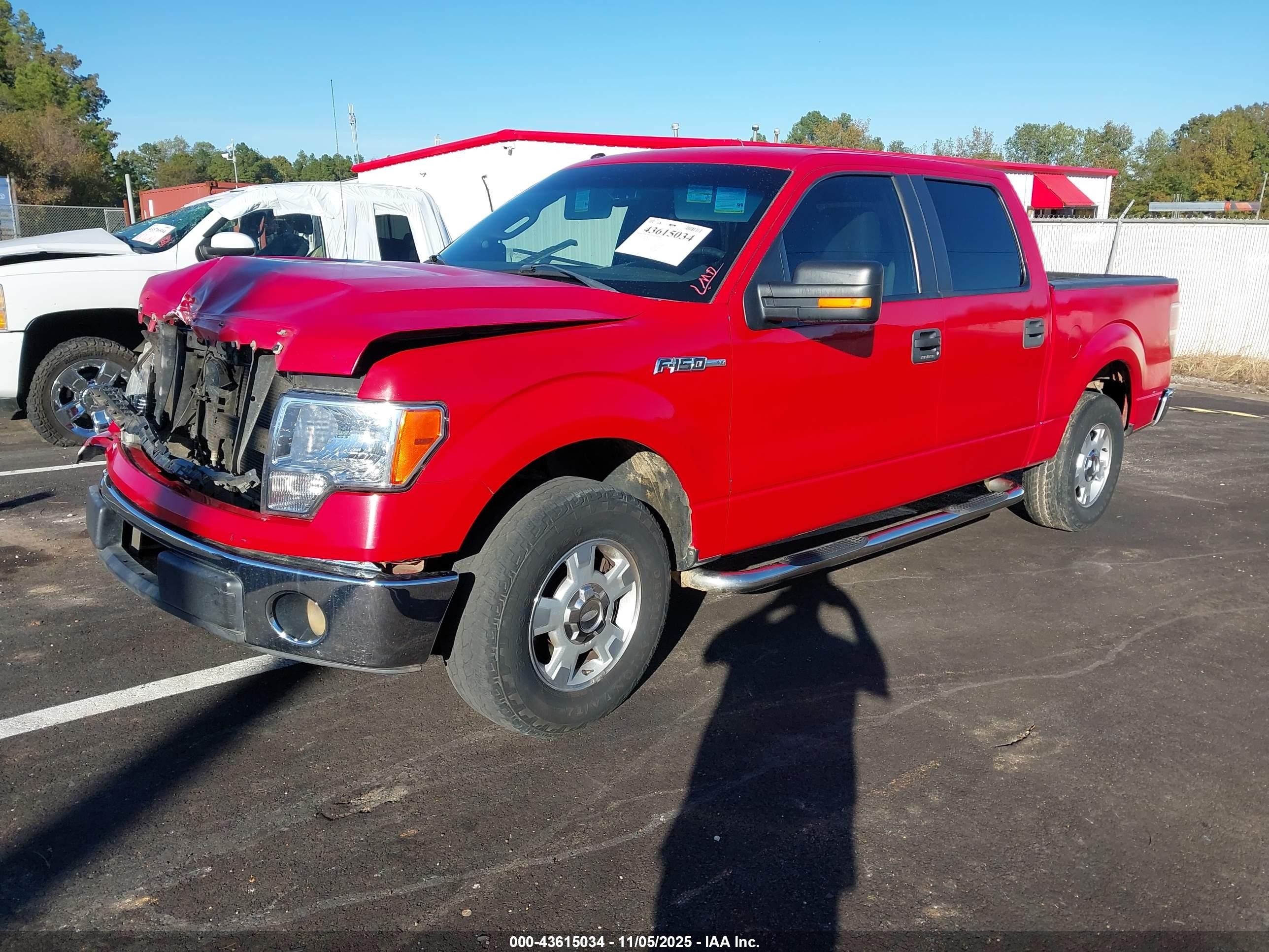 2012 Ford F-150 Xlt Red vin: 1FTFW1CF4CKD31395
