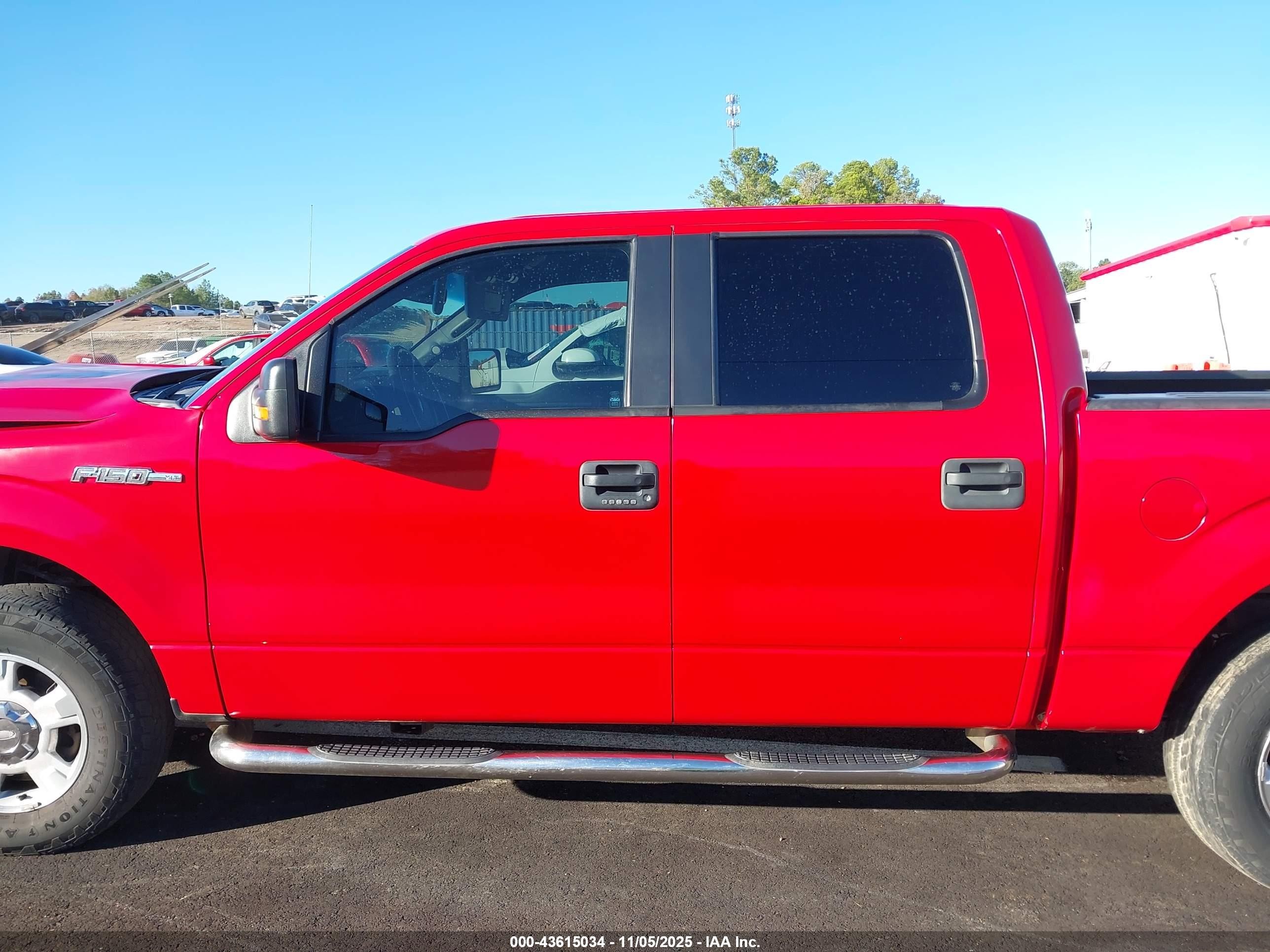 2012 Ford F-150 Xlt Red vin: 1FTFW1CF4CKD31395