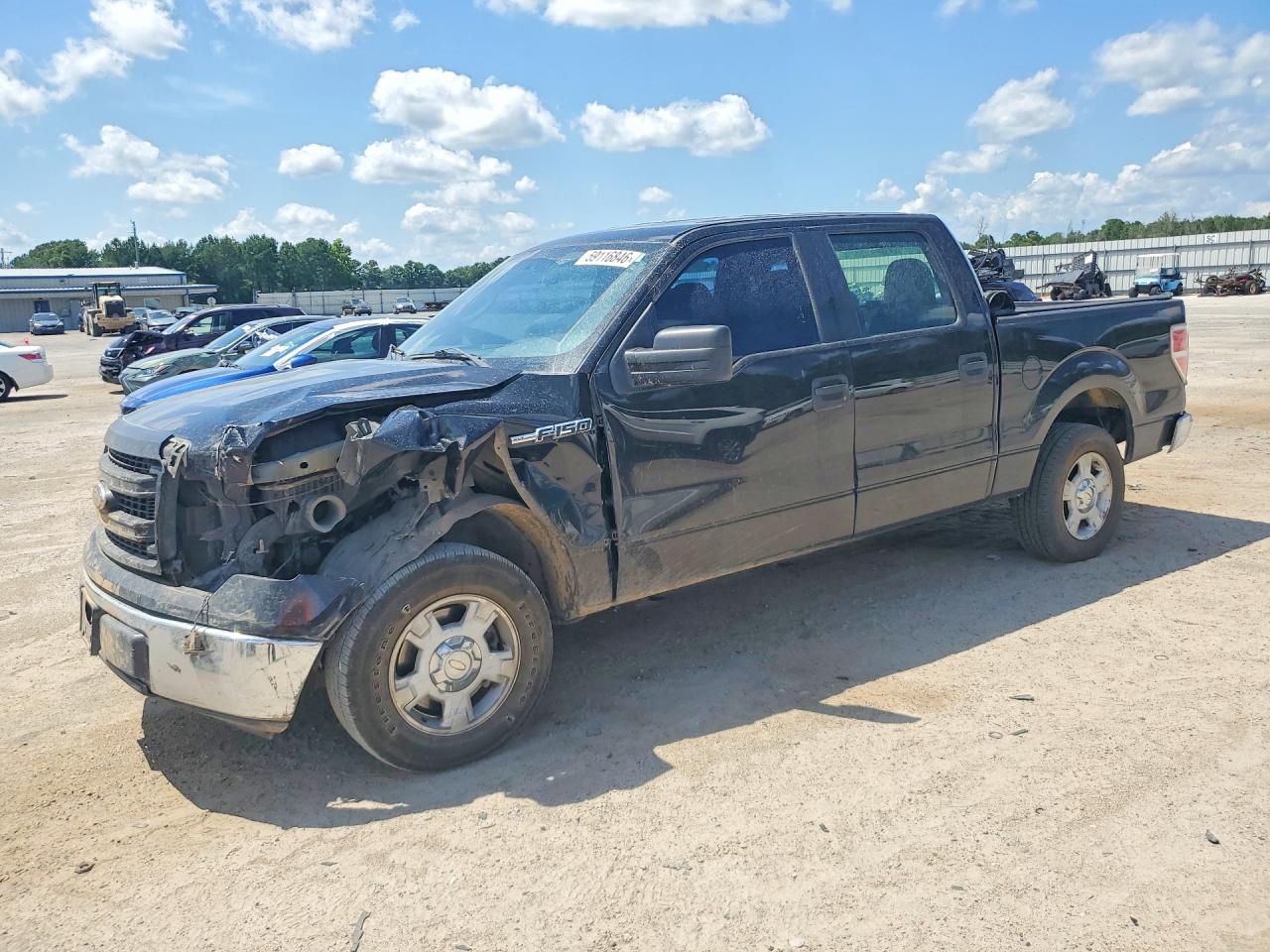 2013 Ford F150 Supercrew Black vin: 1FTFW1CF4DFA90481