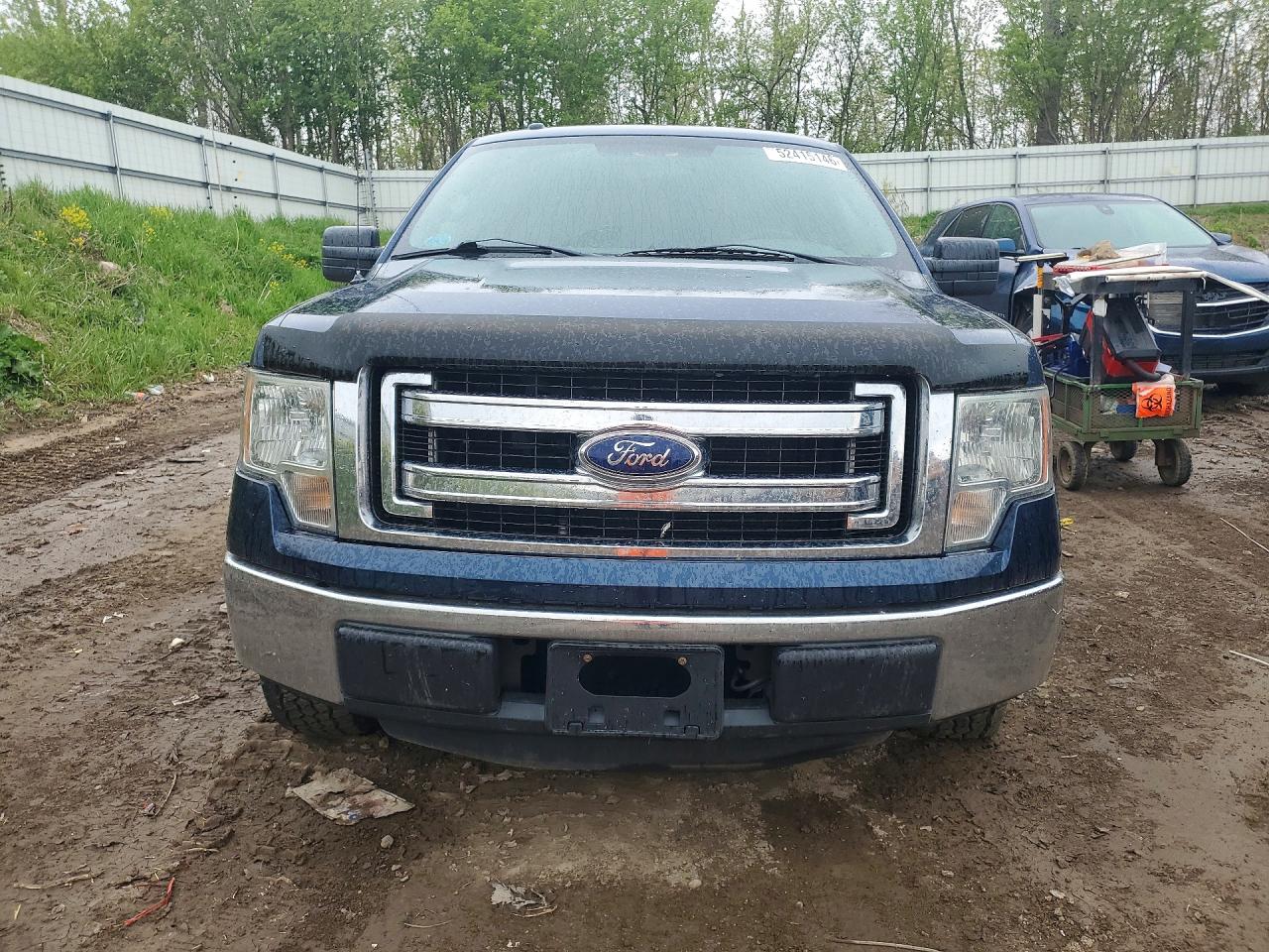 2013 Ford F150 Supercrew Blue vin: 1FTFW1CF4DFB85493