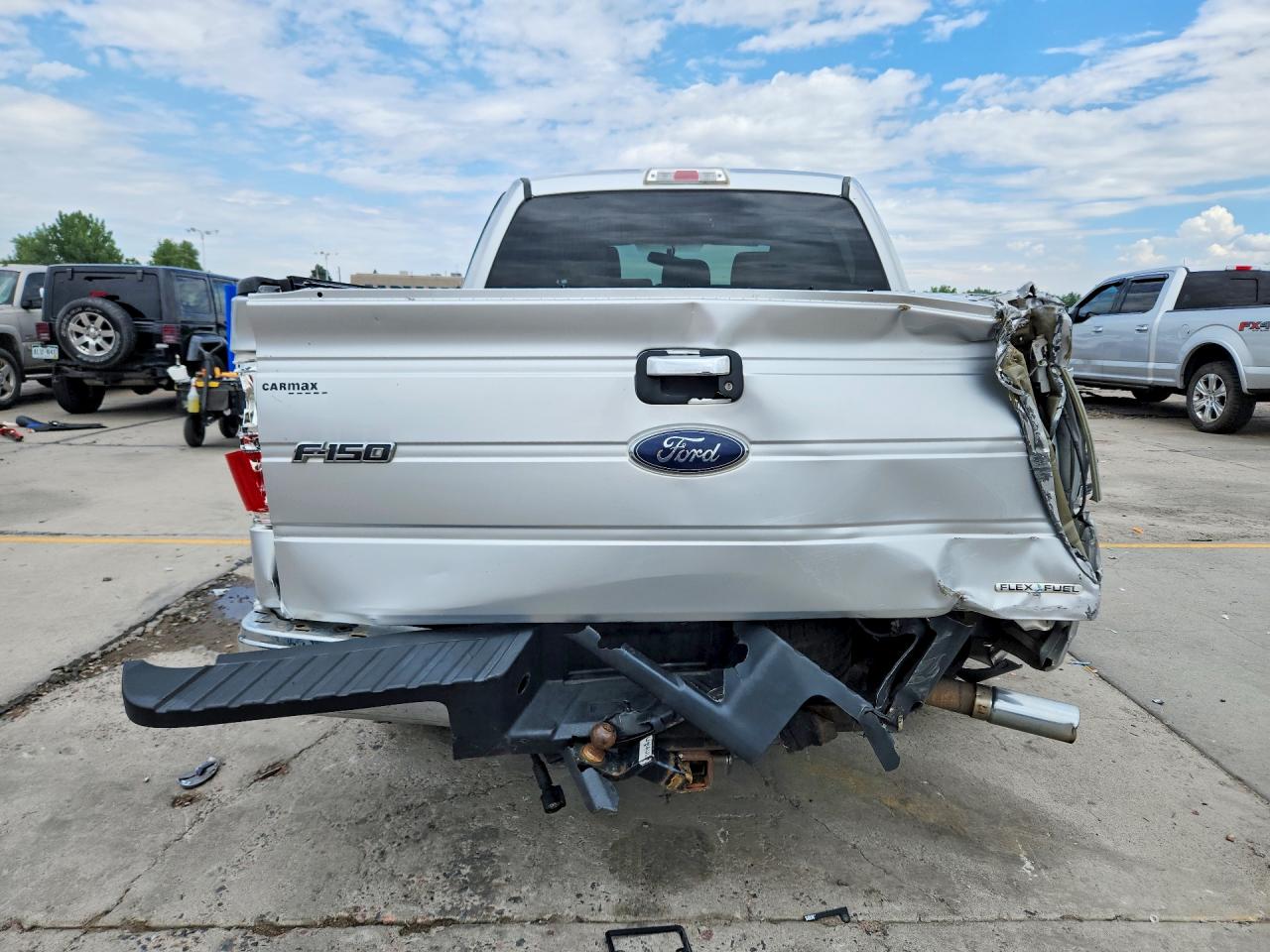 2013 Ford F150 Supercrew Silver vin: 1FTFW1CF4DFD40205
