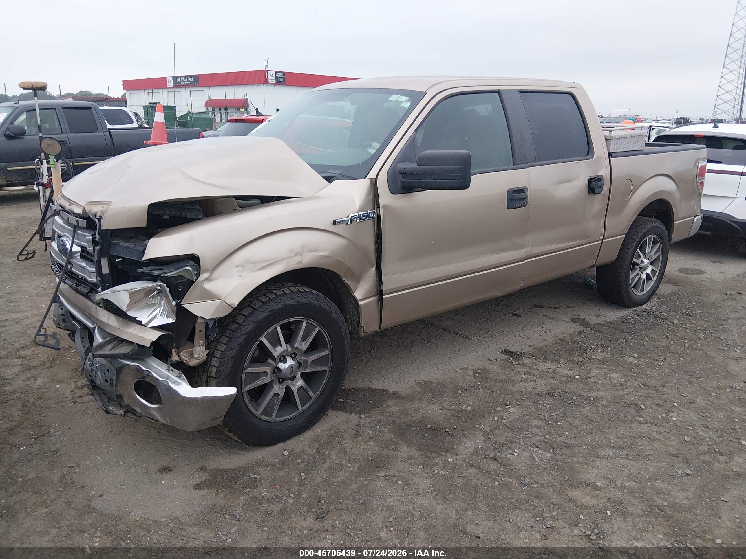2013 Ford F-150 Xlt Beige vin: 1FTFW1CF4DKD93204