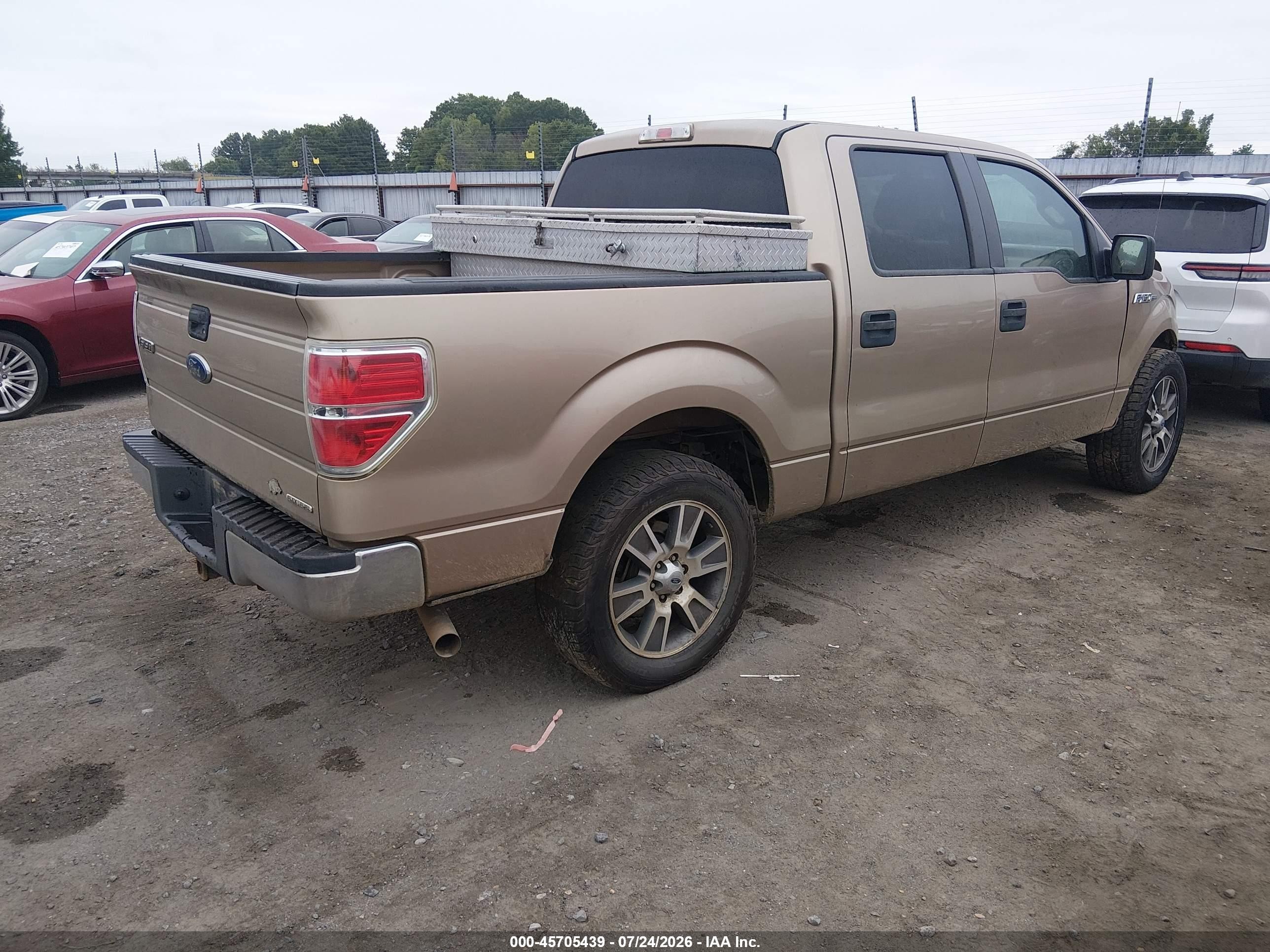 2013 Ford F-150 Xlt Beige vin: 1FTFW1CF4DKD93204