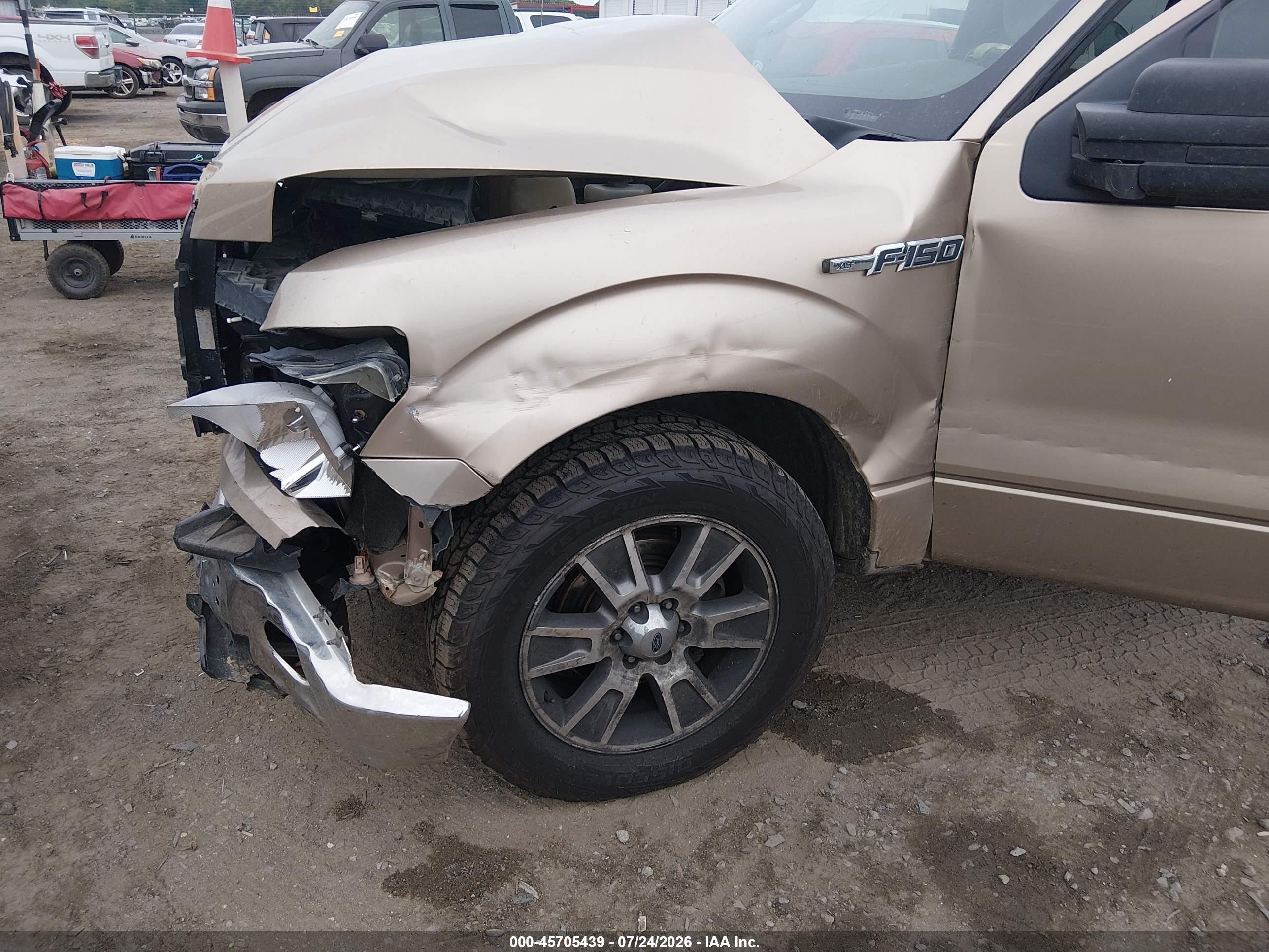 2013 Ford F-150 Xlt Beige vin: 1FTFW1CF4DKD93204