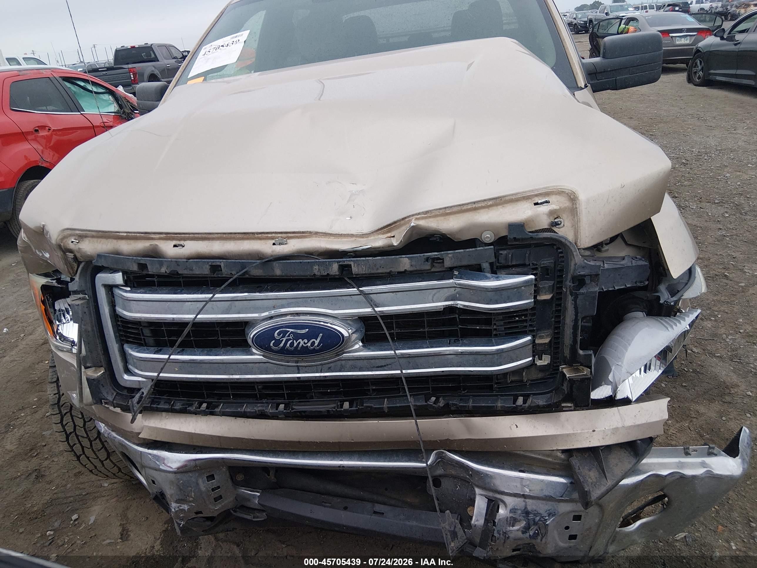 2013 Ford F-150 Xlt Beige vin: 1FTFW1CF4DKD93204