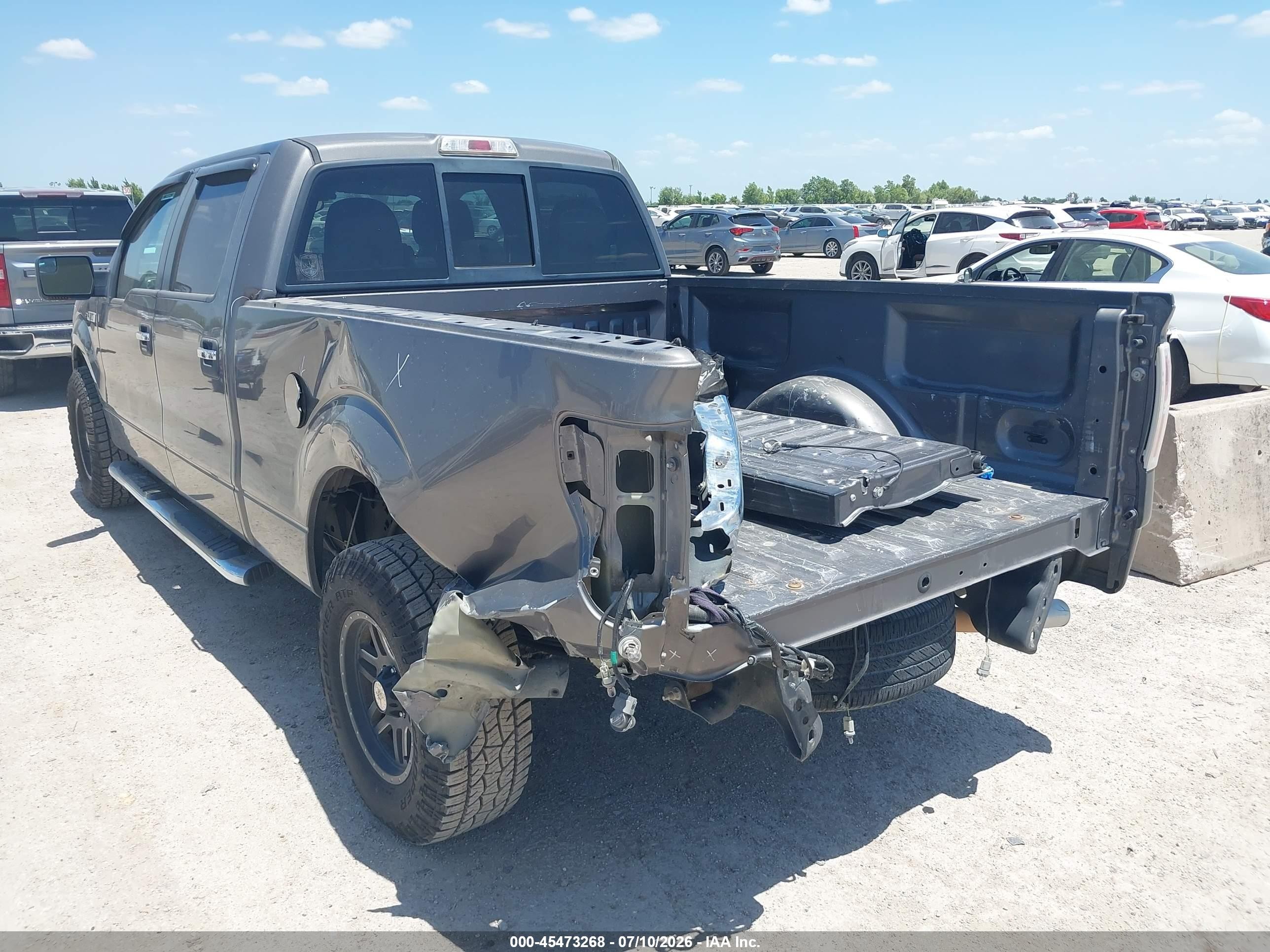 2013 Ford F-150 Xlt Gray vin: 1FTFW1CF4DKF52111