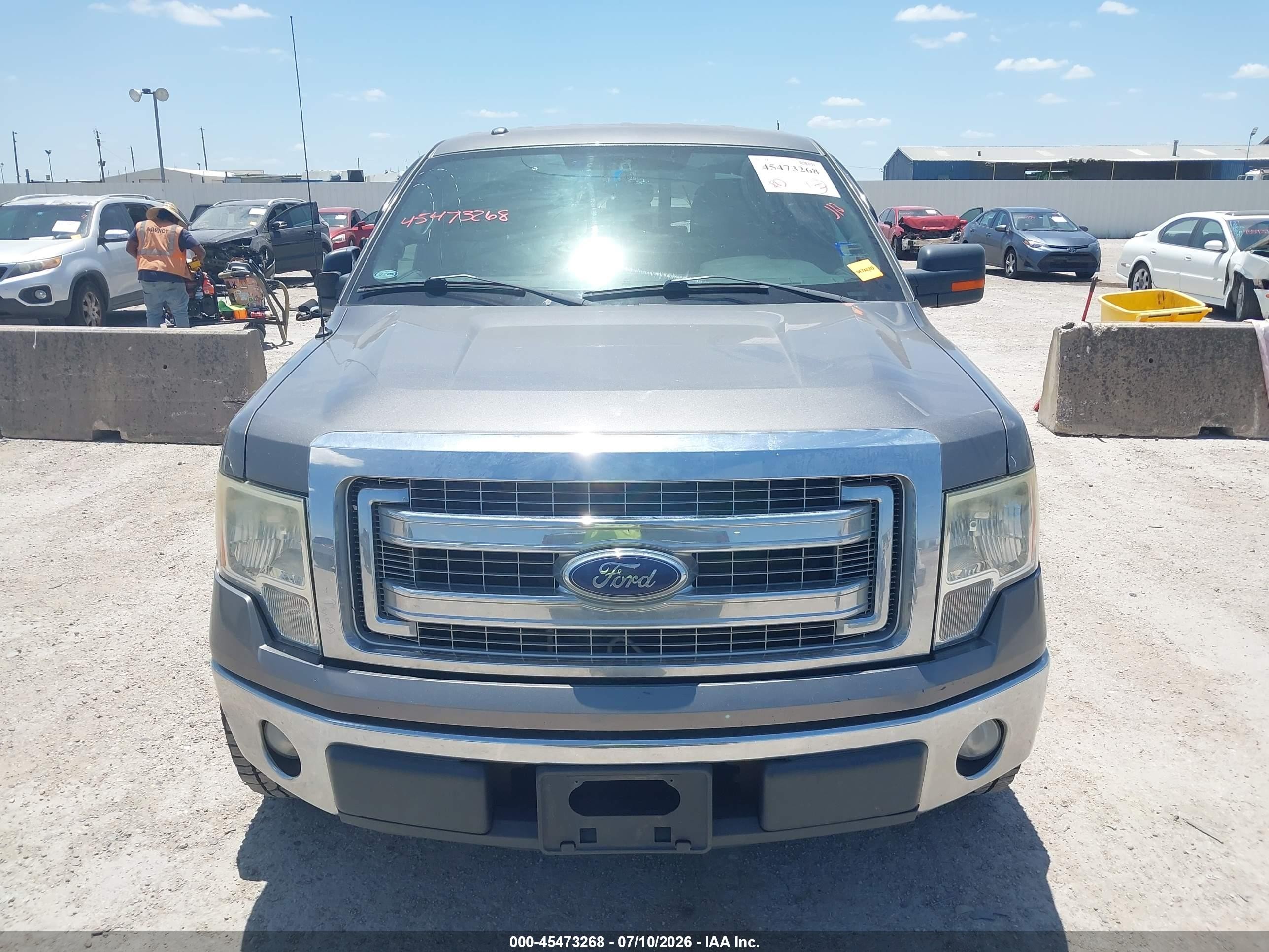 2013 Ford F-150 Xlt Gray vin: 1FTFW1CF4DKF52111