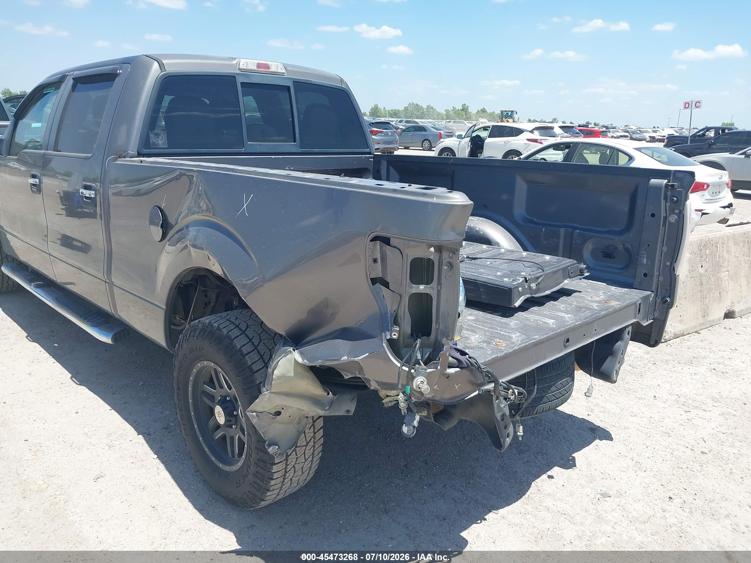 2013 Ford F-150 Xlt Gray vin: 1FTFW1CF4DKF52111