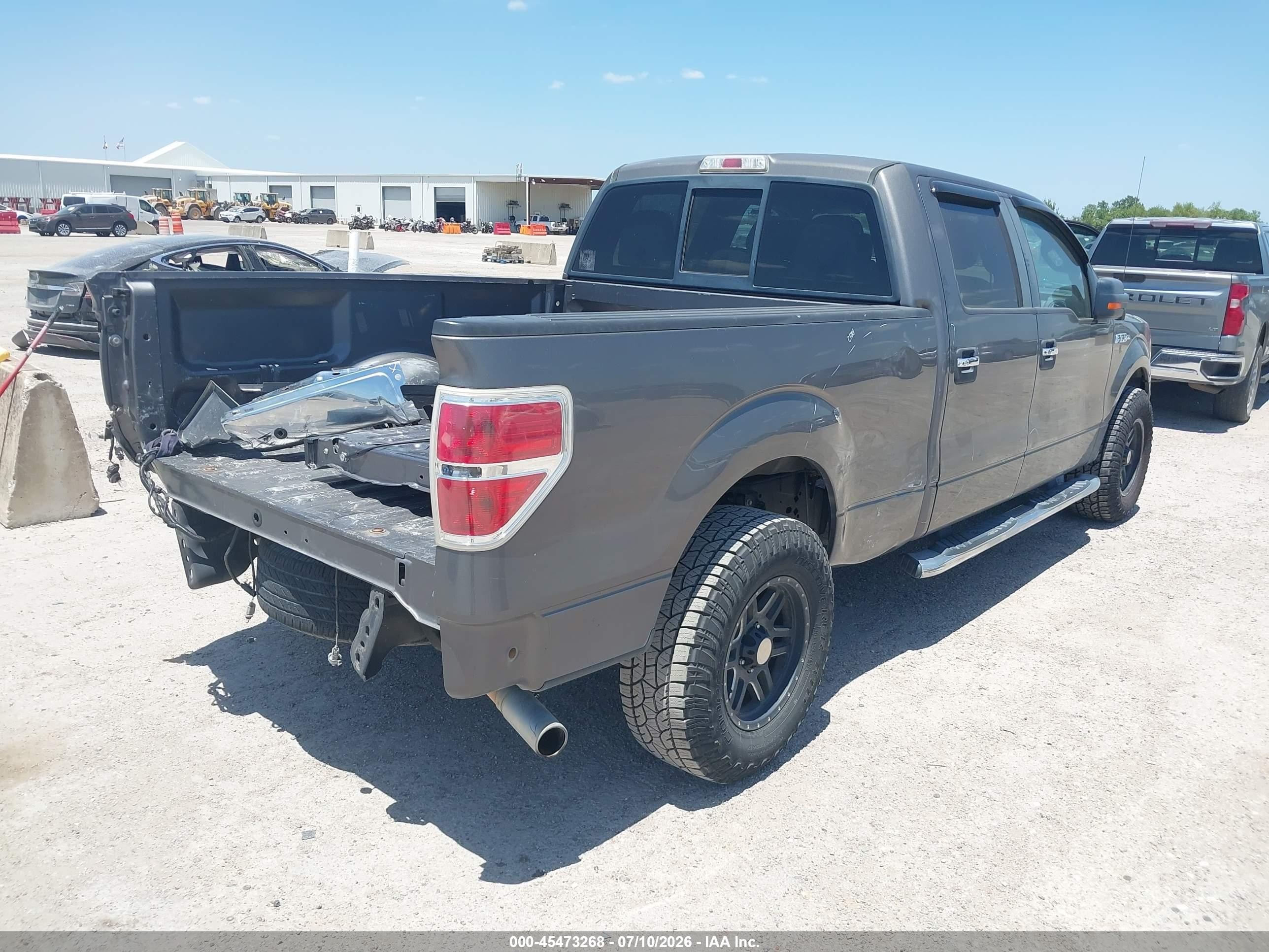 2013 Ford F-150 Xlt Gray vin: 1FTFW1CF4DKF52111