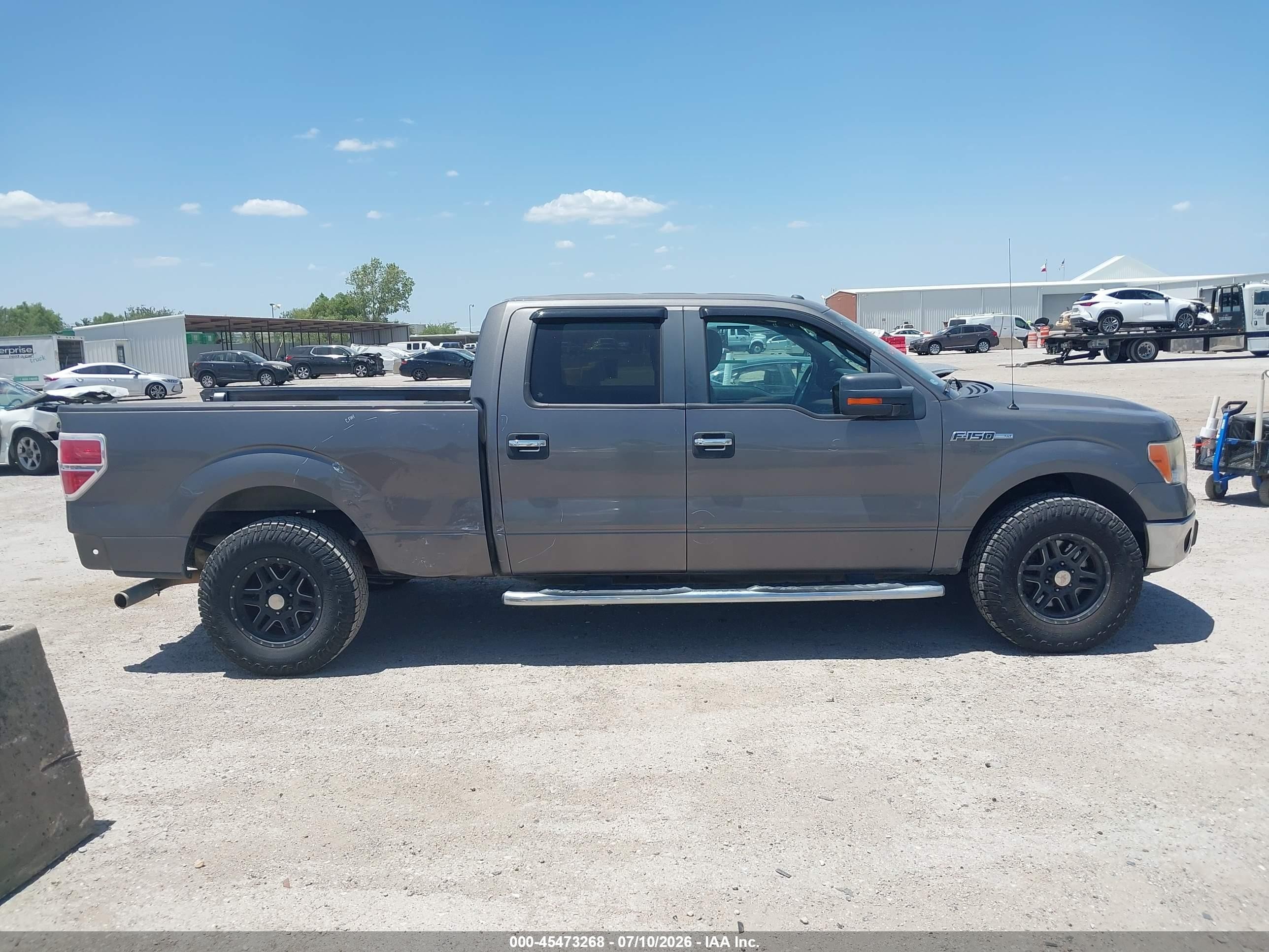 2013 Ford F-150 Xlt Gray vin: 1FTFW1CF4DKF52111