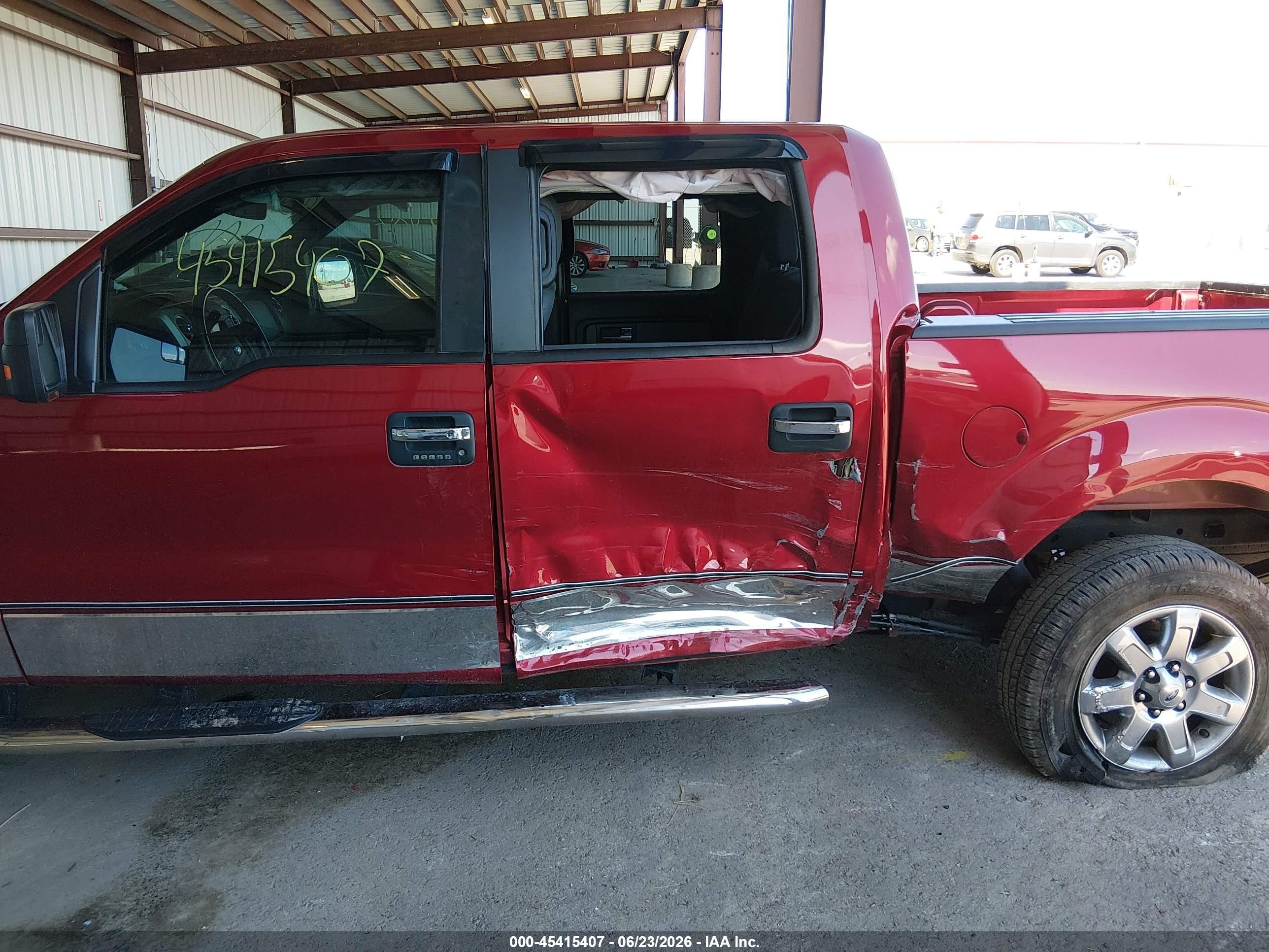 2013 Ford F-150 Fx2/king Ranch/lariat/platinum/xl/xlt Burgundy vin: 1FTFW1CF4DKF65702