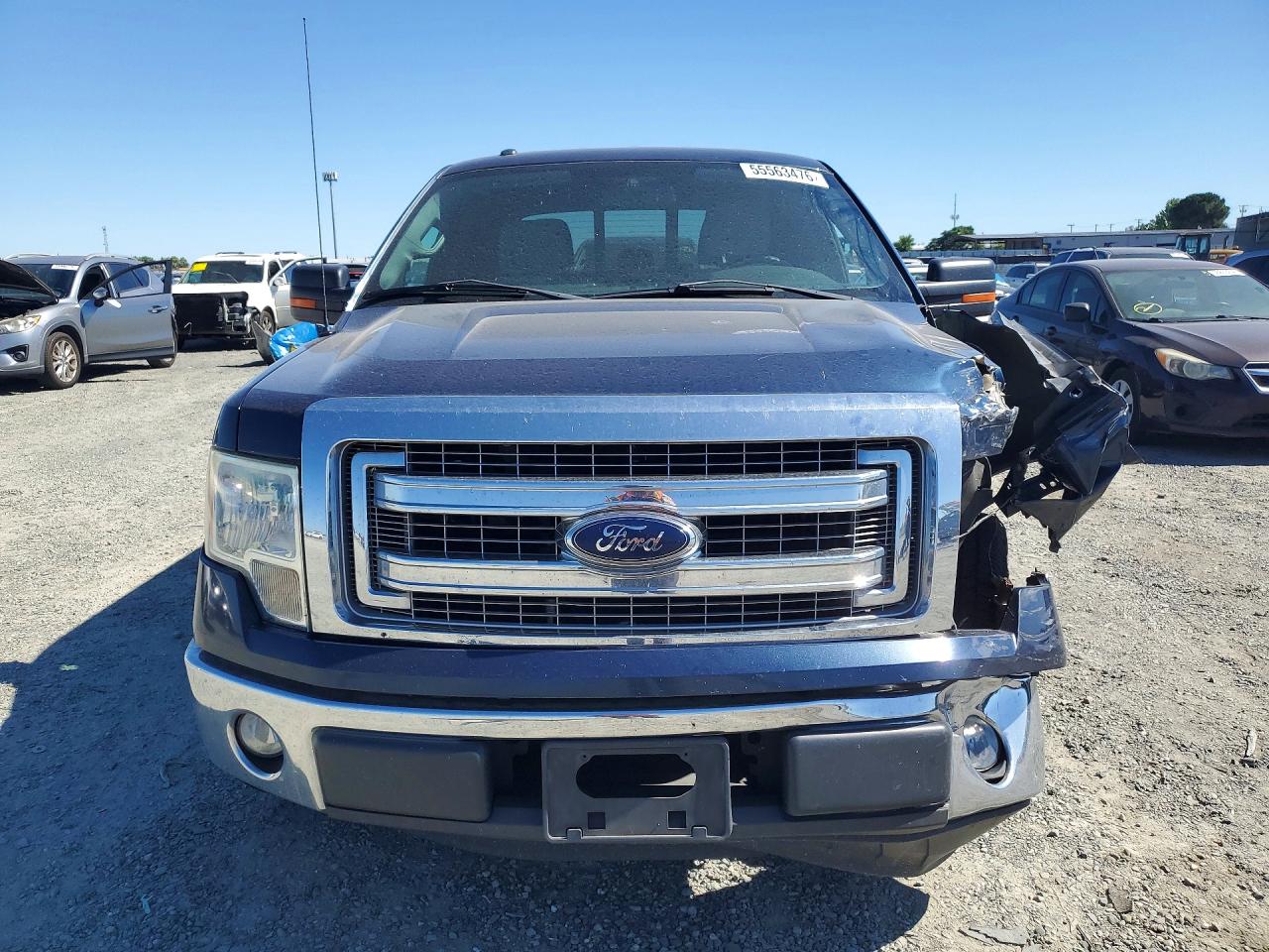 2013 Ford F150 Supercrew Blue vin: 1FTFW1CF4DKF97680