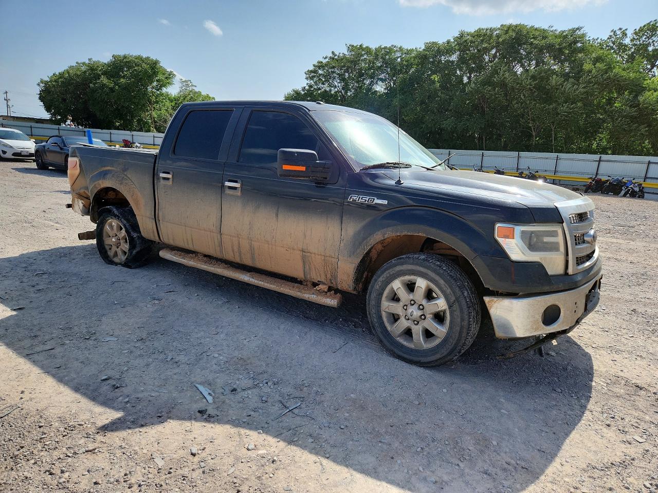 2014 Ford F150 Supercrew Black vin: 1FTFW1CF4EFA44053