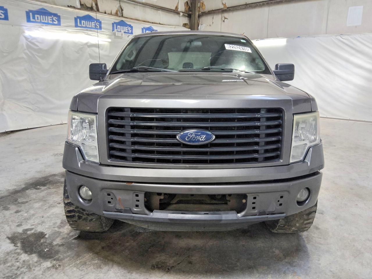 2014 Ford F150 Supercrew Gray vin: 1FTFW1CF4EKD42870