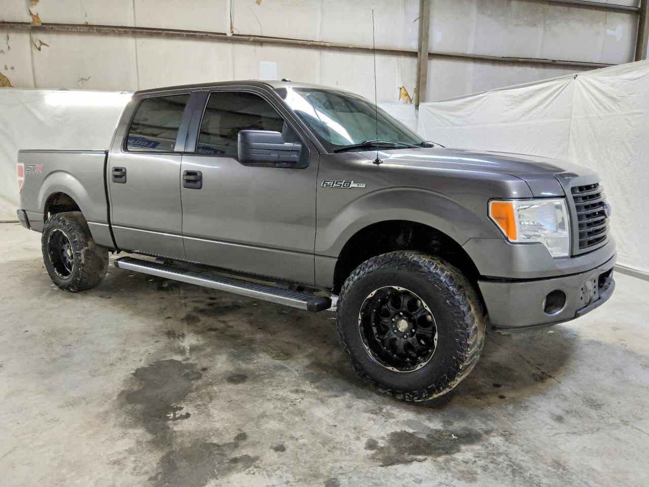 2014 Ford F150 Supercrew Gray vin: 1FTFW1CF4EKD42870