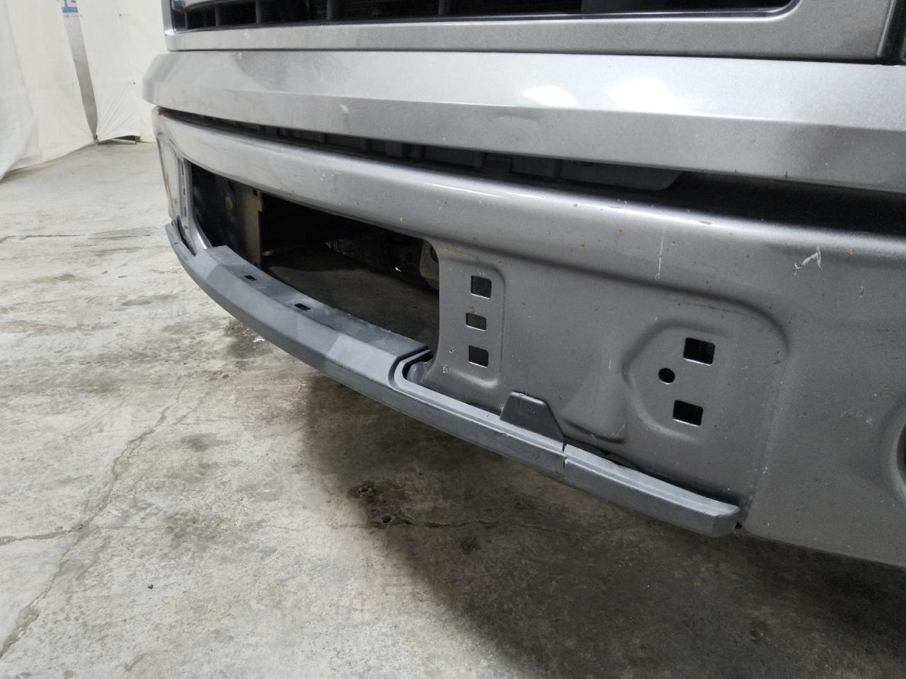 2014 Ford F150 Supercrew Gray vin: 1FTFW1CF4EKD42870 Damage: Front Bumper Molding, Broken, Replacement Required