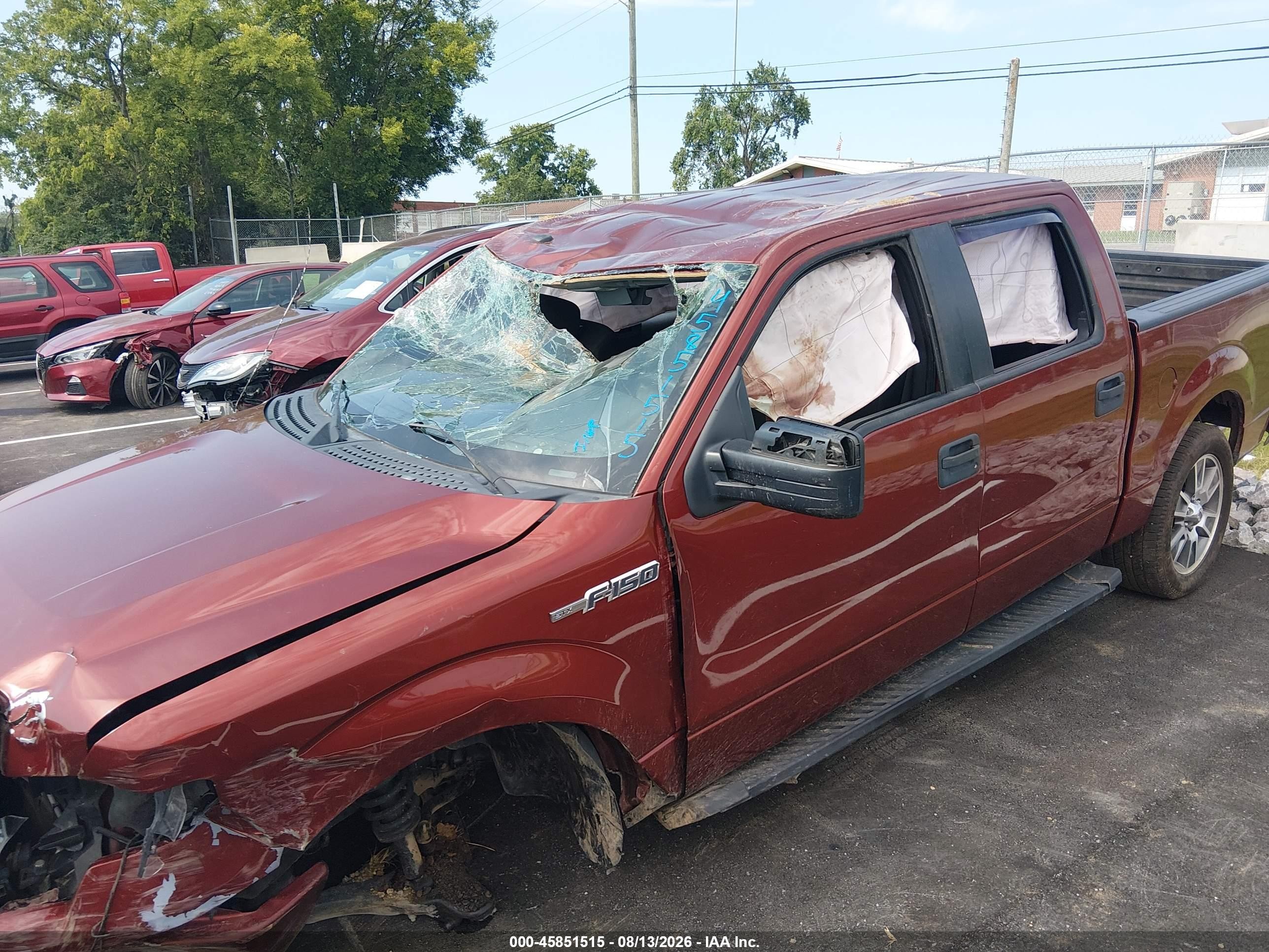 2014 Ford F-150 Stx Red vin: 1FTFW1CF4EKE17132