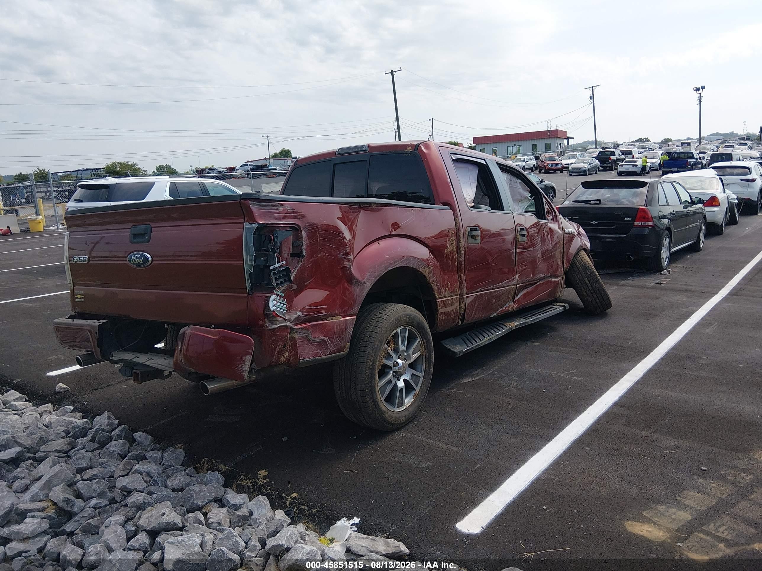 2014 Ford F-150 Stx Red vin: 1FTFW1CF4EKE17132