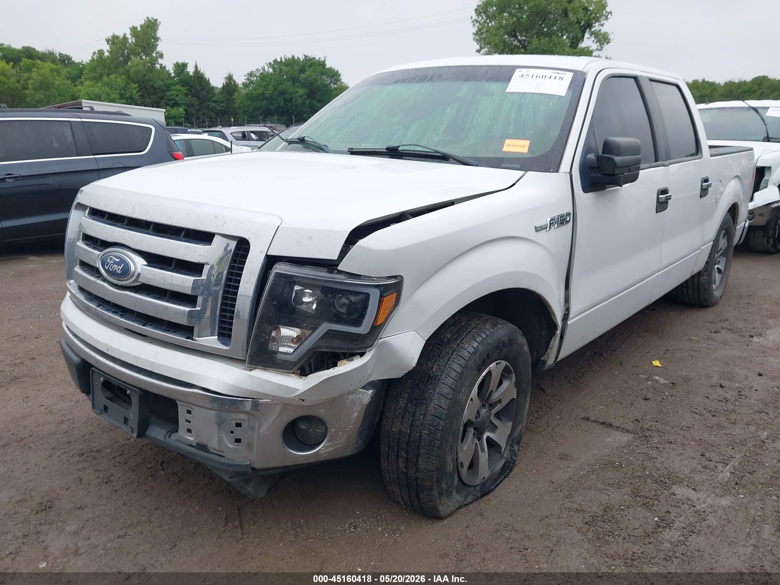 2011 Ford F-150 Xlt Белый vin: 1FTFW1CF5BFA86971