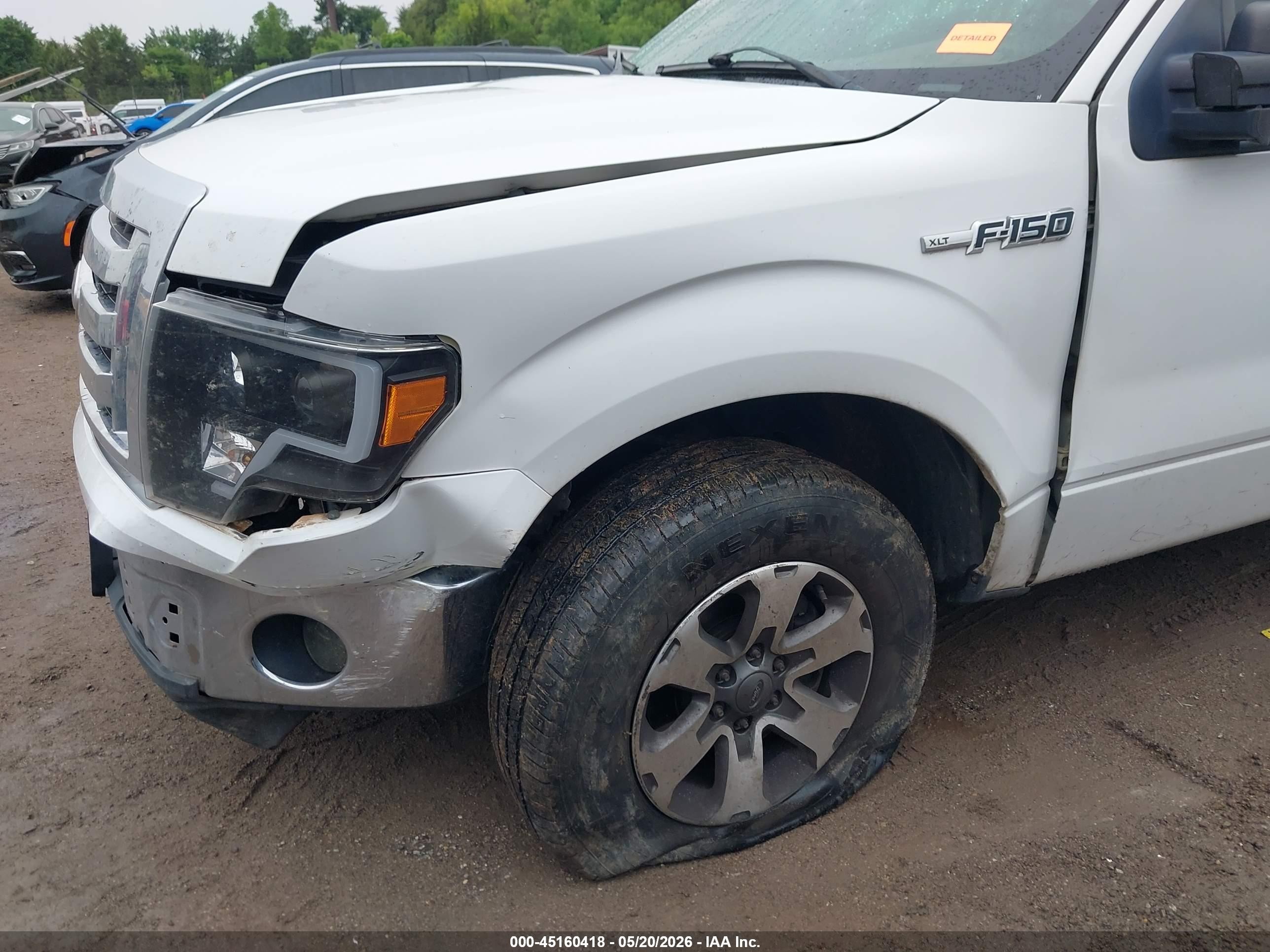 2011 Ford F-150 Xlt Белый vin: 1FTFW1CF5BFA86971