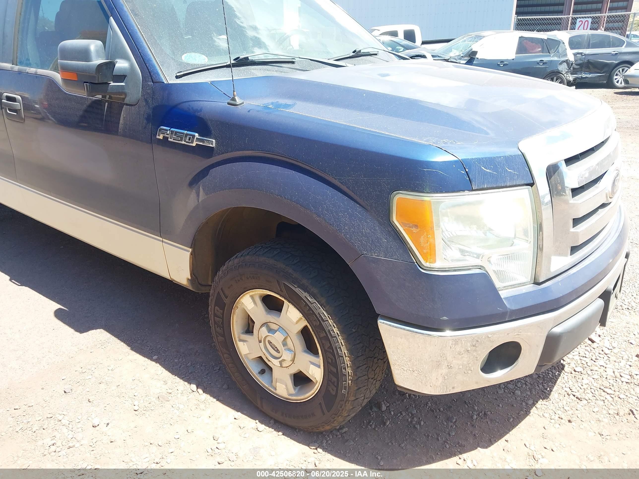 2012 Ford F-150 Fx2/king Ranch/lariat/platinum/xl/xlt Blue vin: 1FTFW1CF5CFA96711