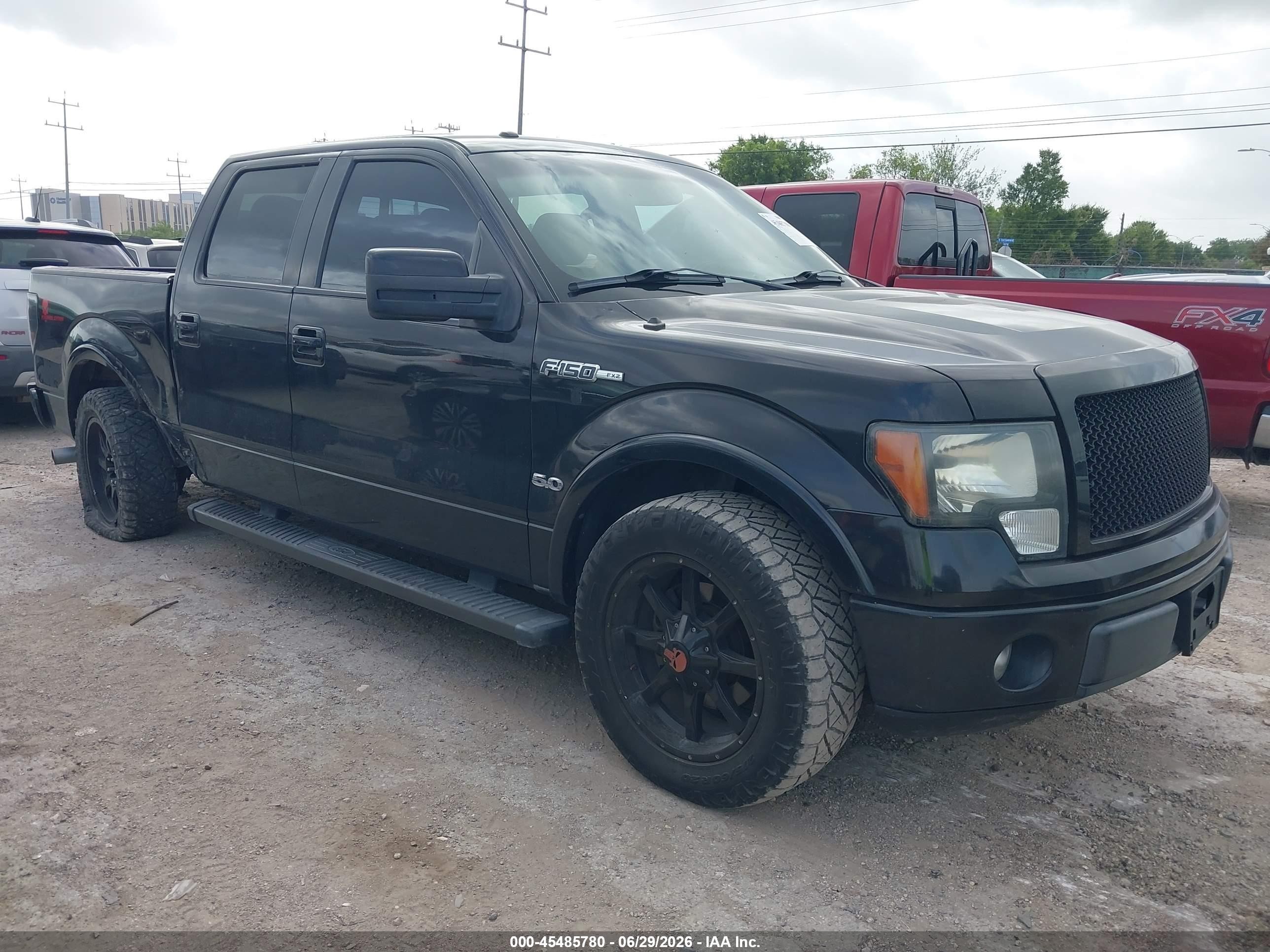 2012 Ford F-150 Fx2/king Ranch/lariat/platinum/xl/xlt Black vin: 1FTFW1CF5CFC24591