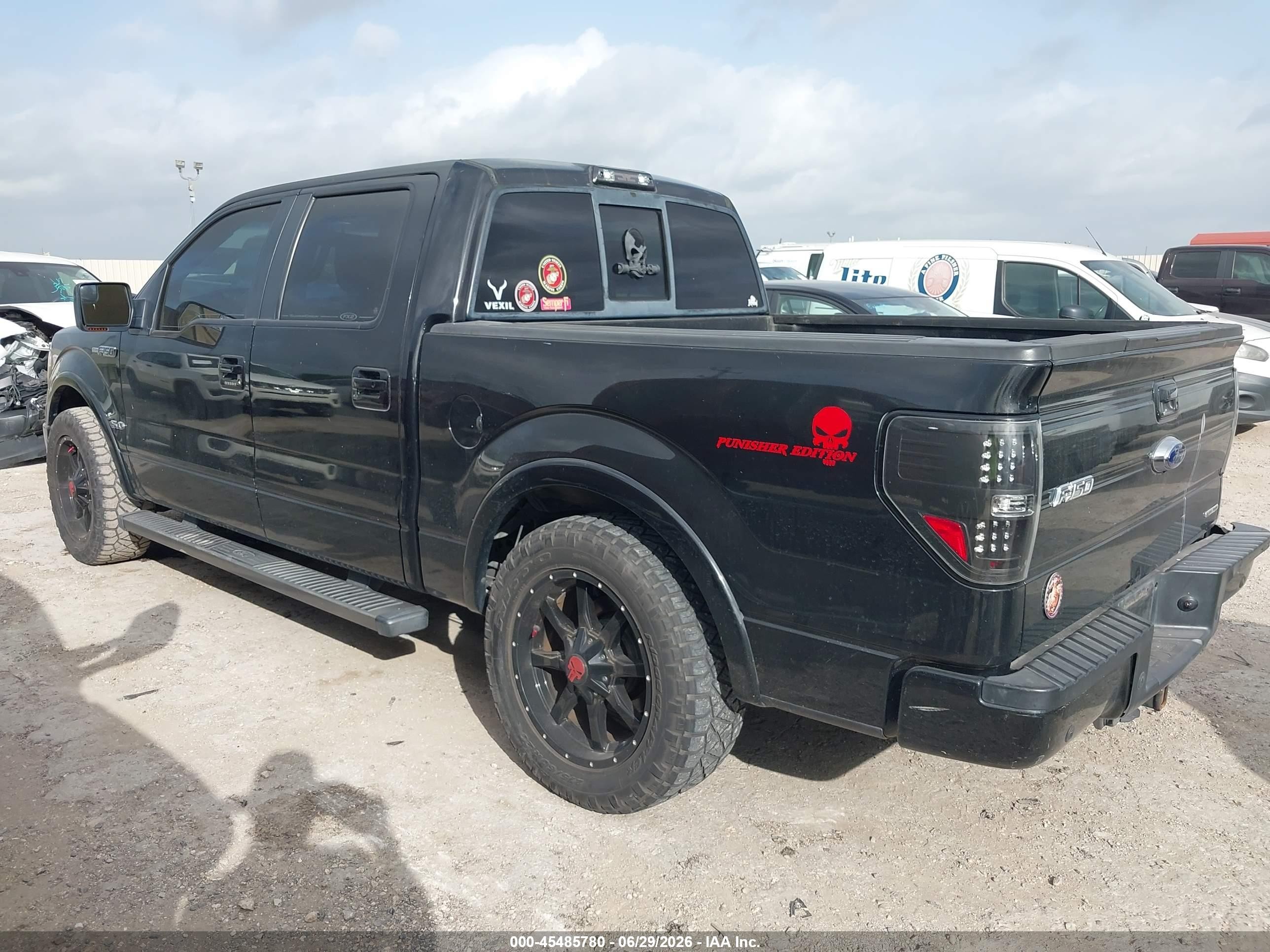 2012 Ford F-150 Fx2/king Ranch/lariat/platinum/xl/xlt Black vin: 1FTFW1CF5CFC24591