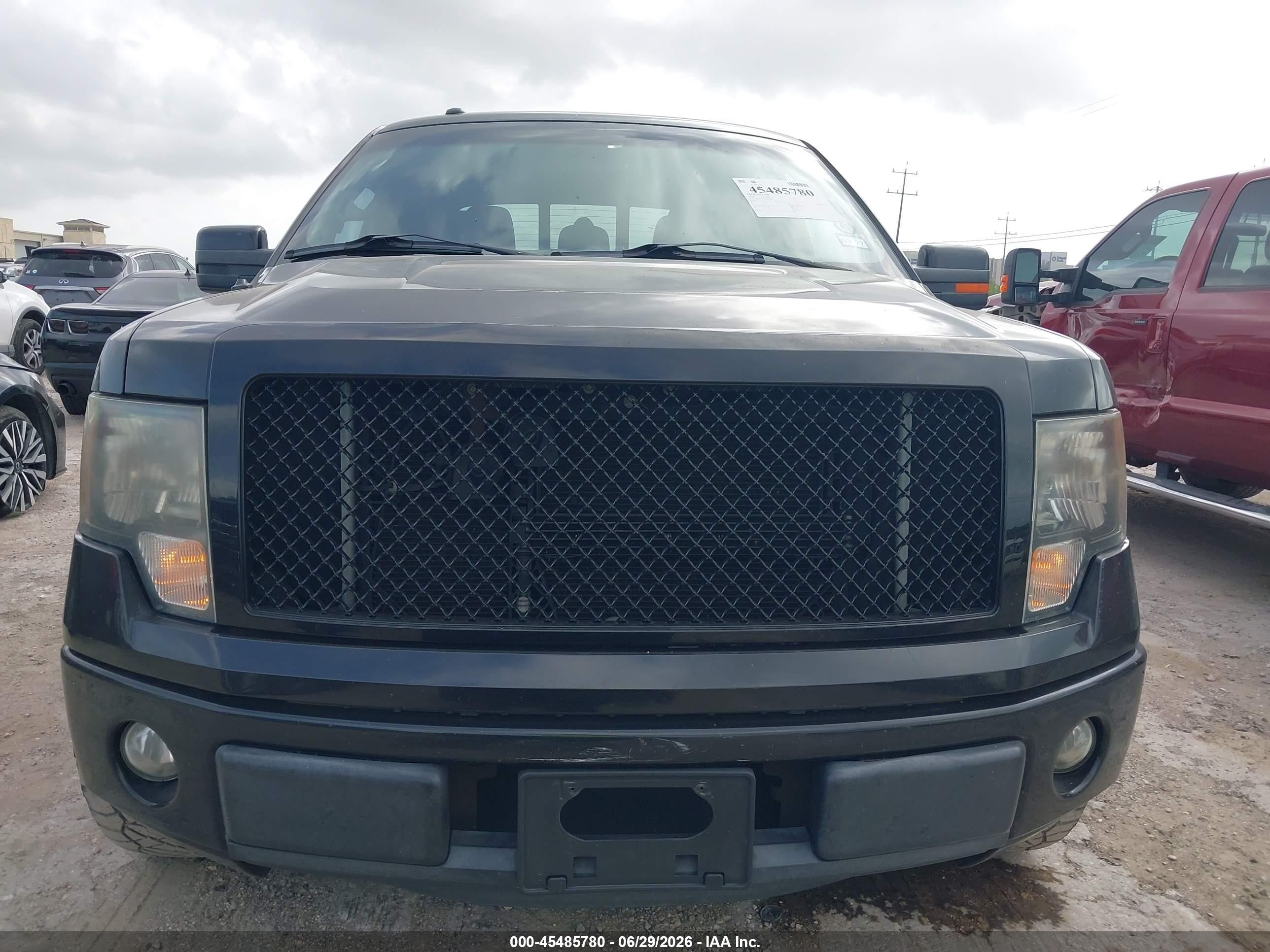 2012 Ford F-150 Fx2/king Ranch/lariat/platinum/xl/xlt Black vin: 1FTFW1CF5CFC24591