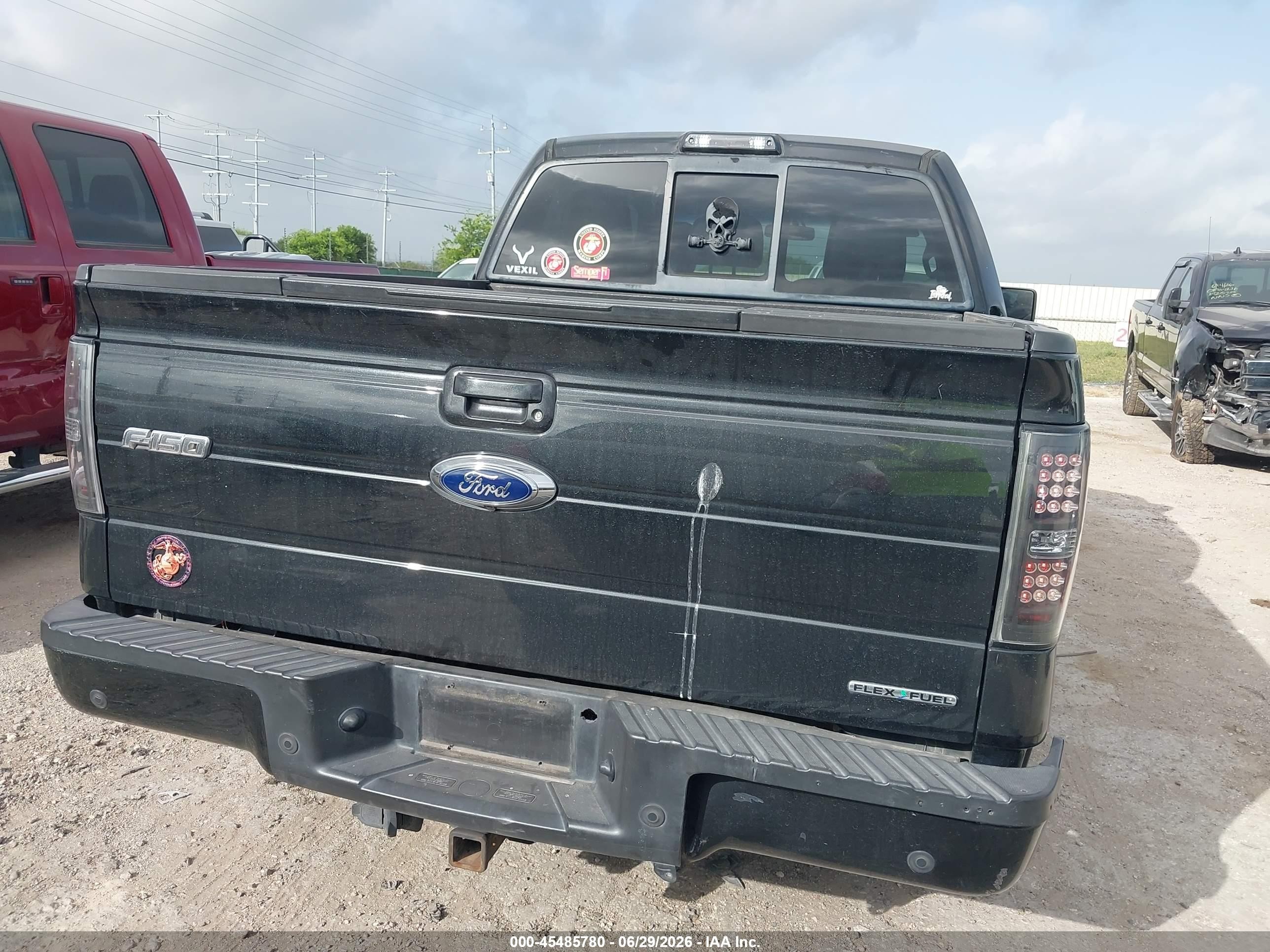 2012 Ford F-150 Fx2/king Ranch/lariat/platinum/xl/xlt Black vin: 1FTFW1CF5CFC24591