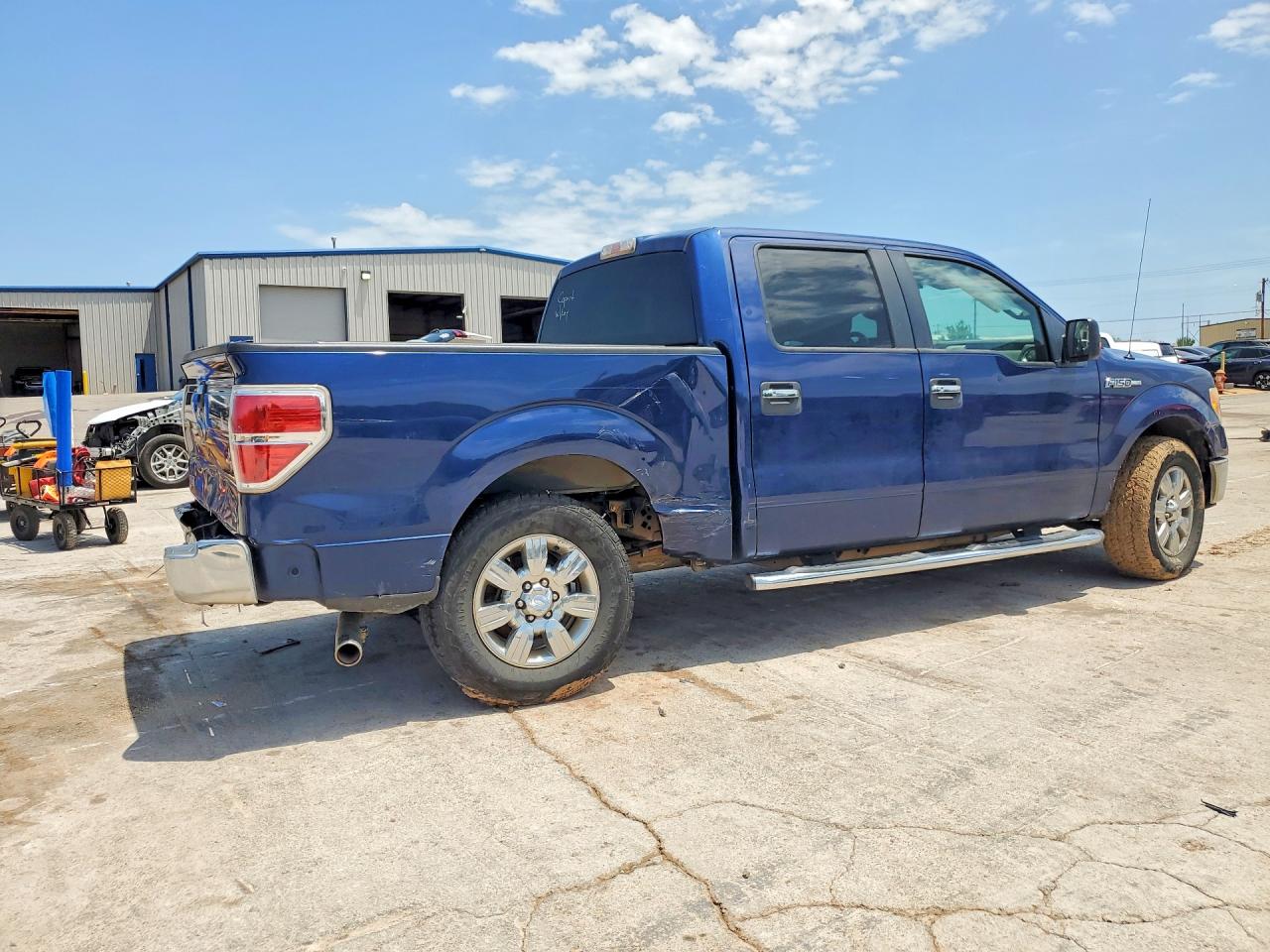 2012 Ford F150 Supercrew Blue vin: 1FTFW1CF5CFC77257
