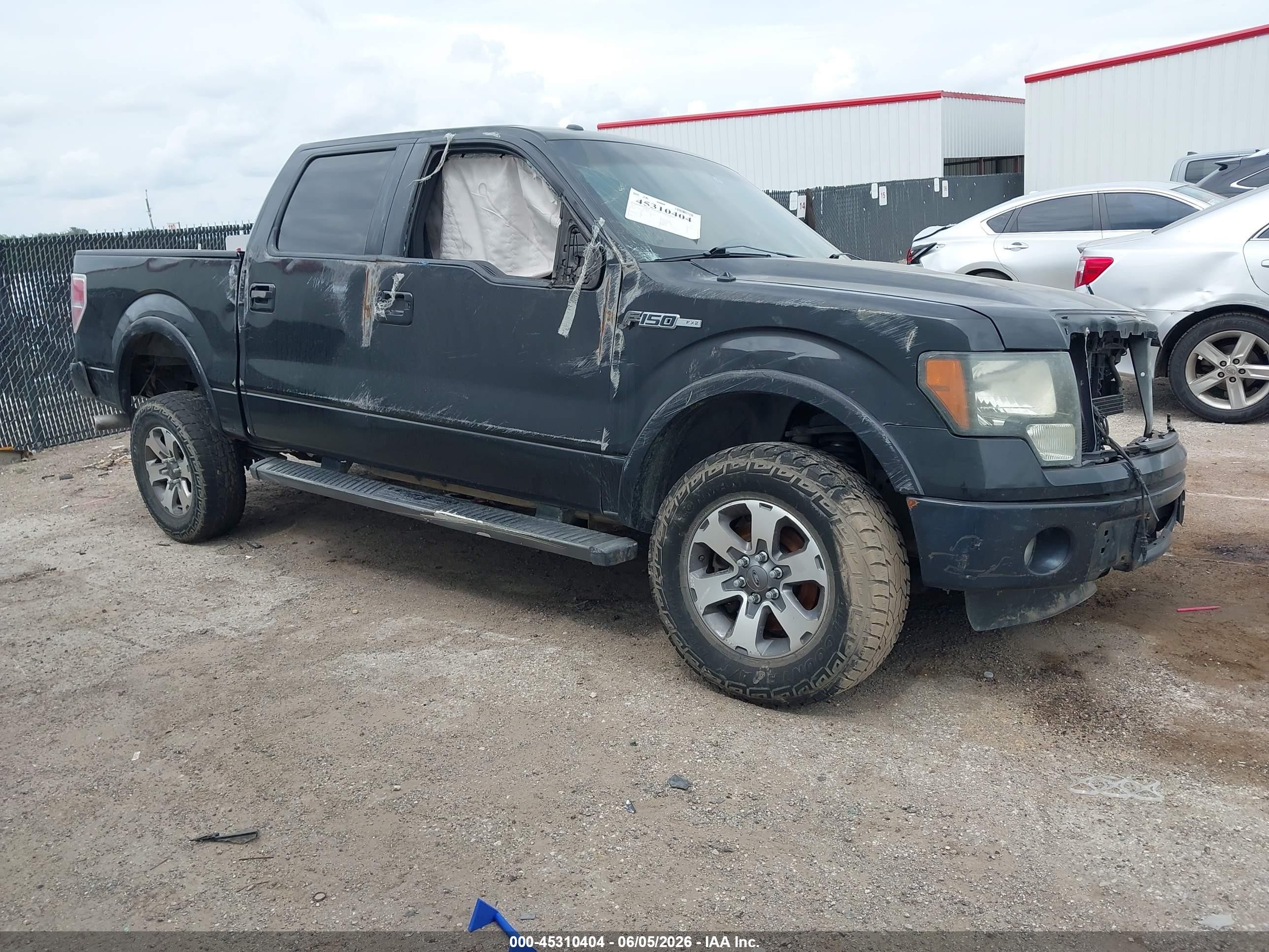 2012 Ford F-150 Fx2 Black vin: 1FTFW1CF5CFD05414