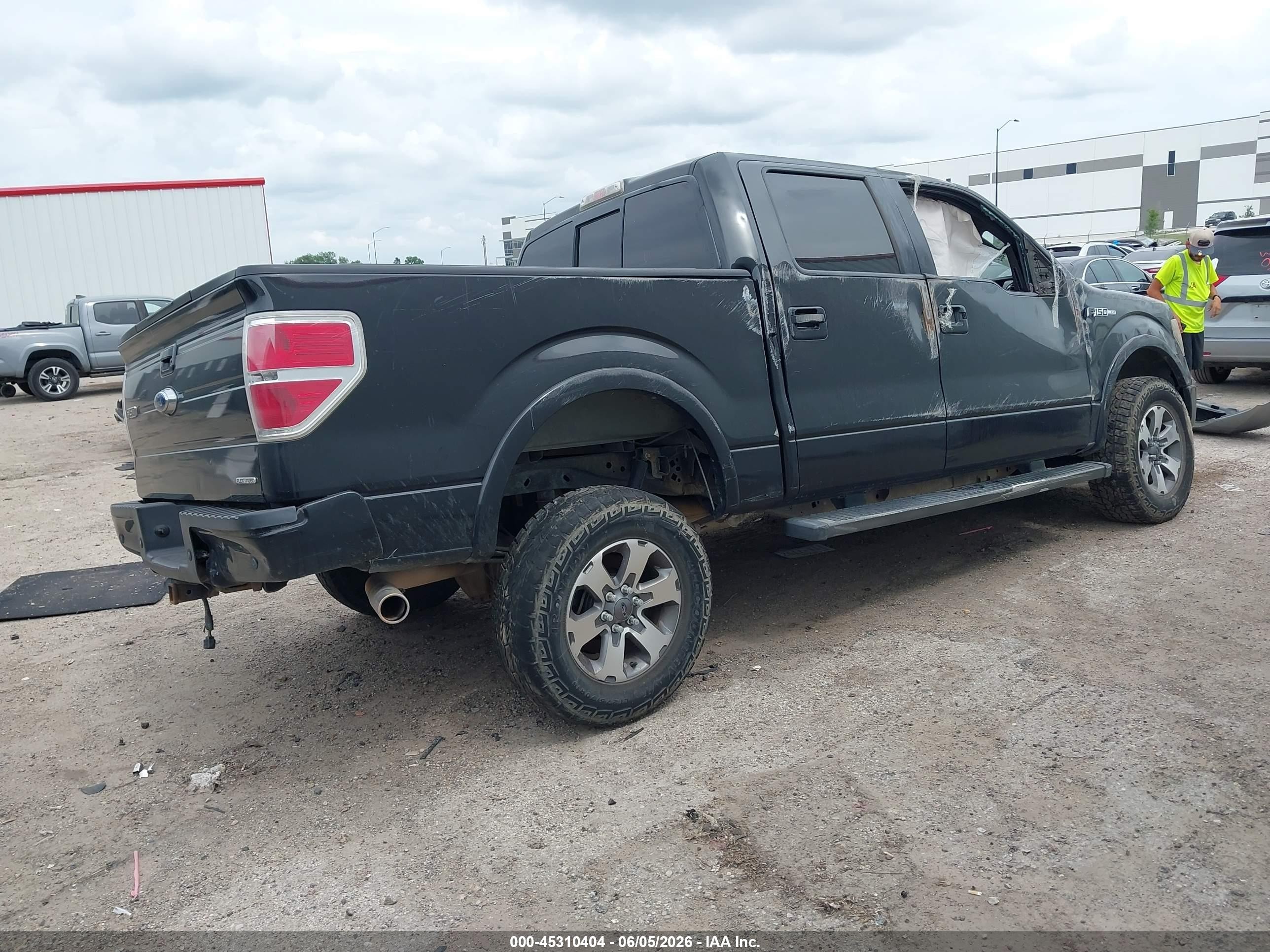 2012 Ford F-150 Fx2 Black vin: 1FTFW1CF5CFD05414