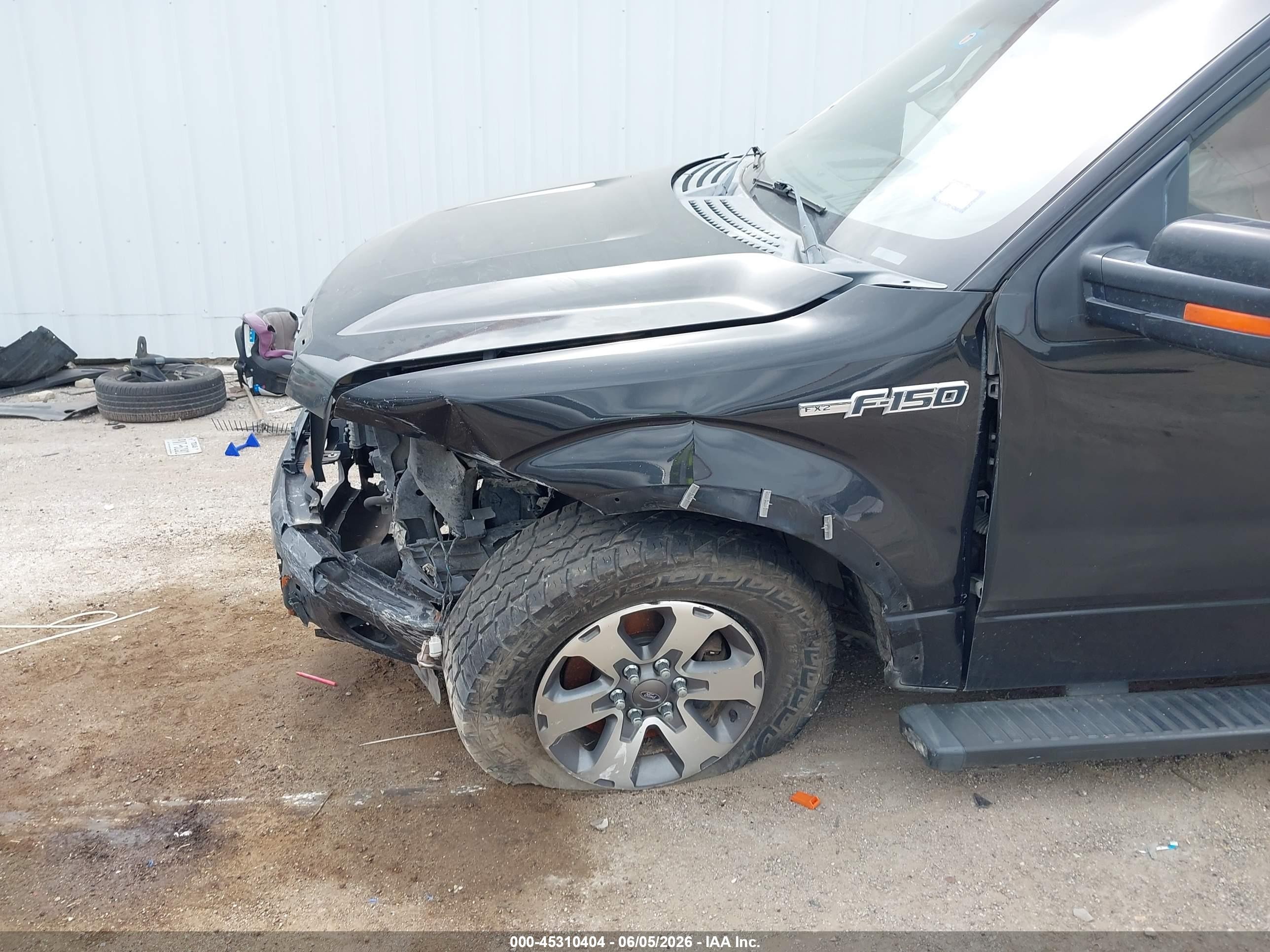2012 Ford F-150 Fx2 Black vin: 1FTFW1CF5CFD05414