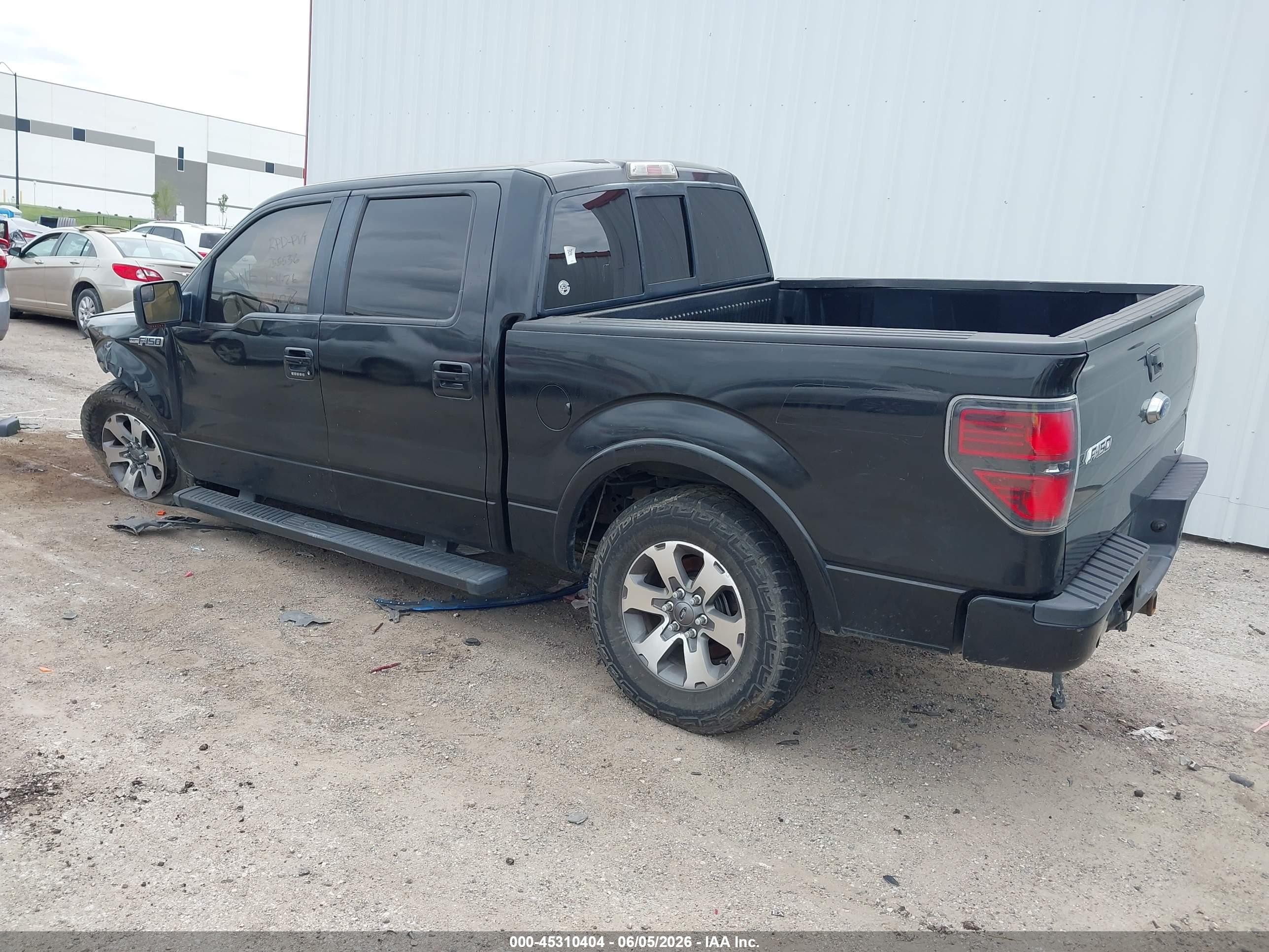2012 Ford F-150 Fx2 Black vin: 1FTFW1CF5CFD05414